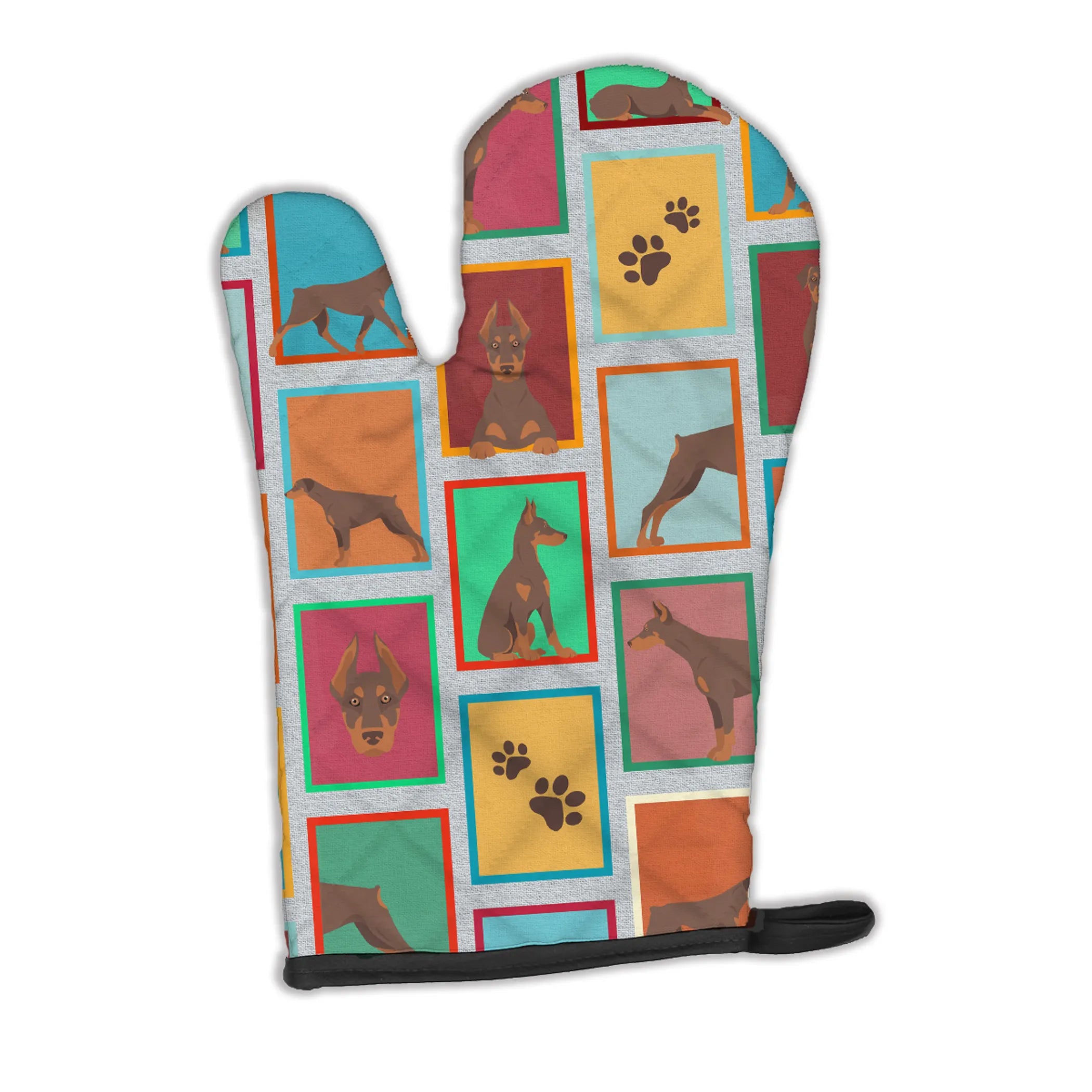 Lots of Dogs Oven Mitt - Size: 12HX8.5W | Pack Of: 1 | Collection name: Lots of dogs