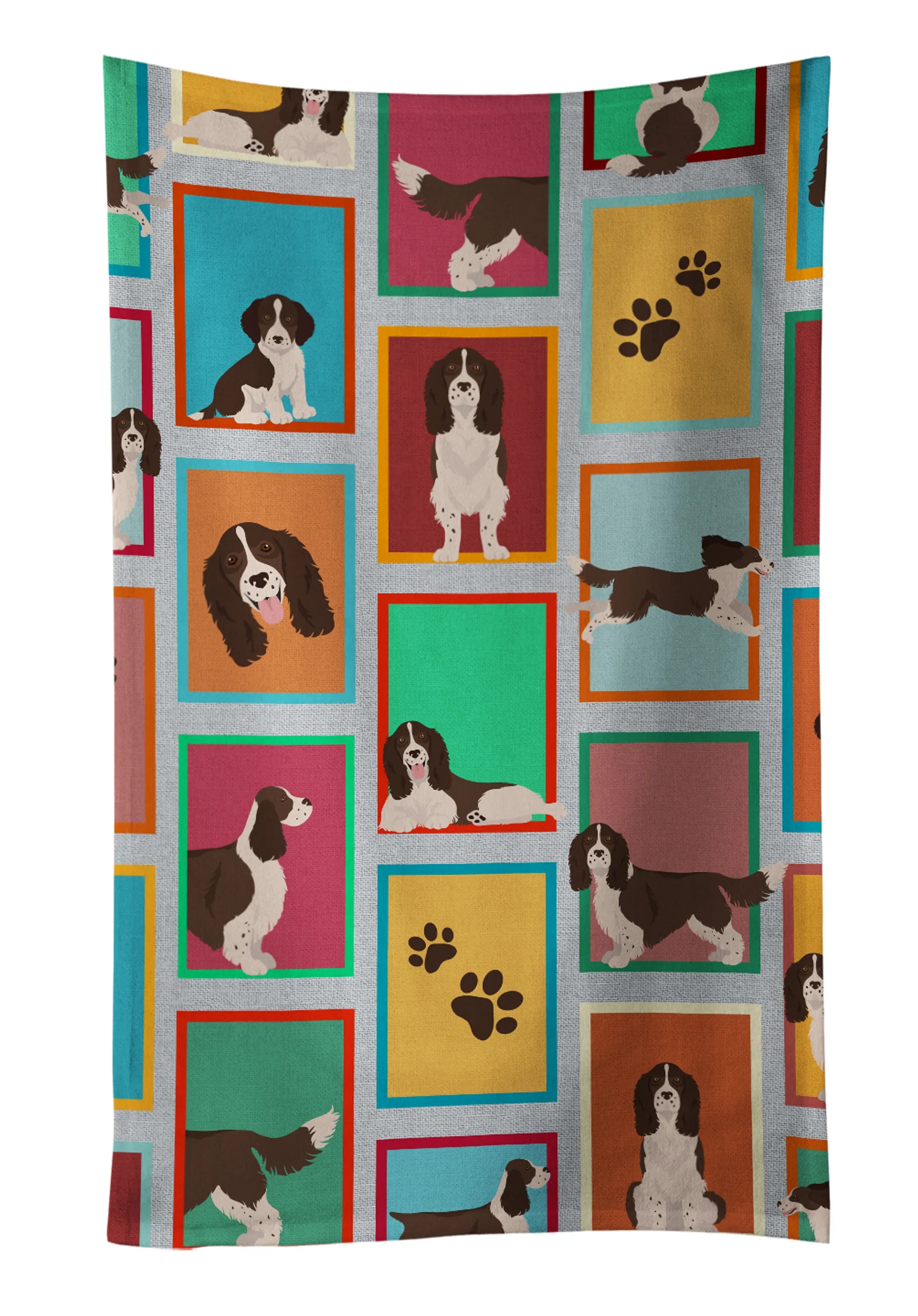 Lots of Dogs Kitchen Towel - Size: 25HX15W | Pack Of: 1 | Collection name: Lots of dogs