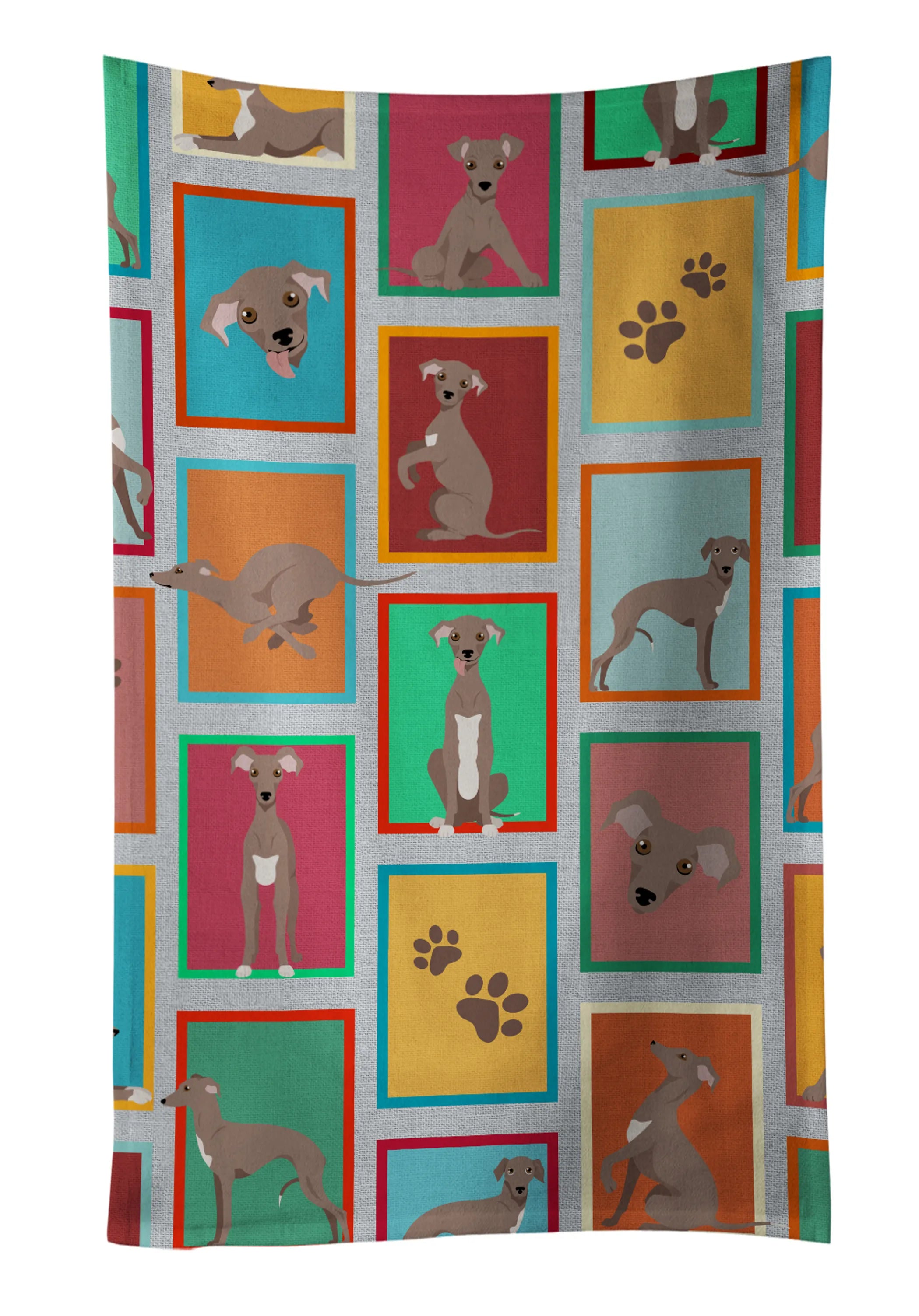 Lots of Dogs Kitchen Towel - Size: 25HX15W | Pack Of: 1 | Collection name: Lots of dogs