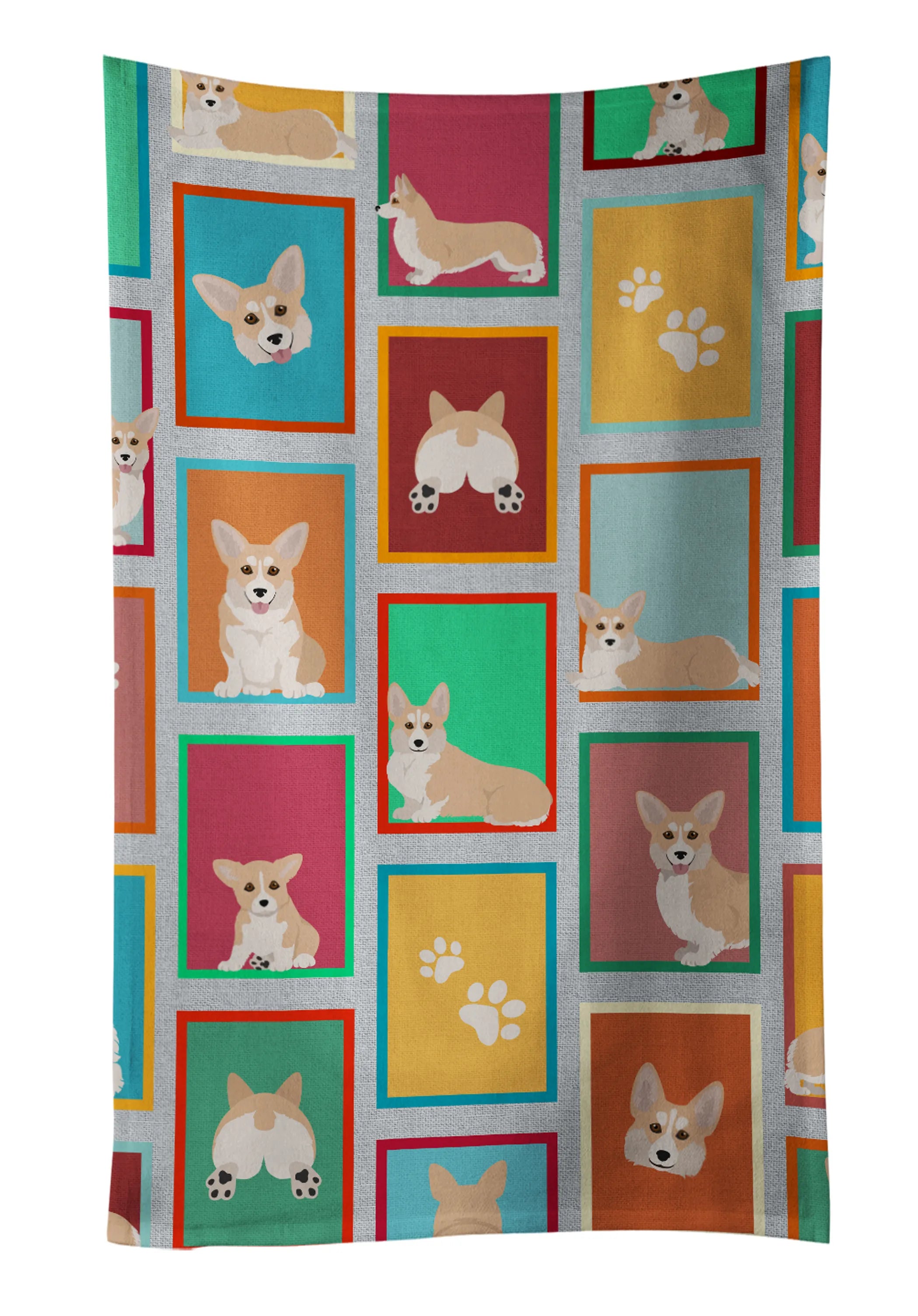 Lots of Dogs Kitchen Towel - Size: 25HX15W | Pack Of: 1 | Collection name: Lots of dogs