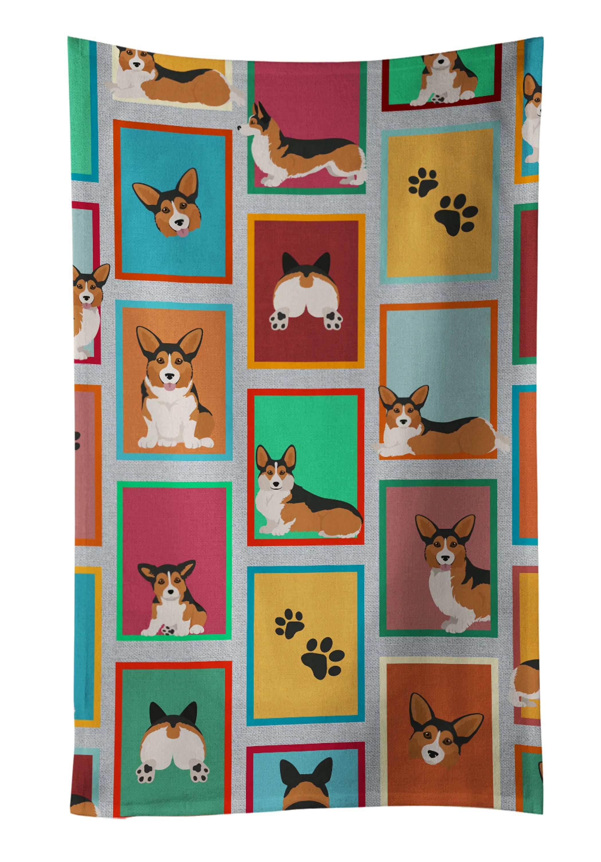 Lots of Dogs Kitchen Towel - Size: 25HX15W | Pack Of: 1 | Collection name: Lots of dogs