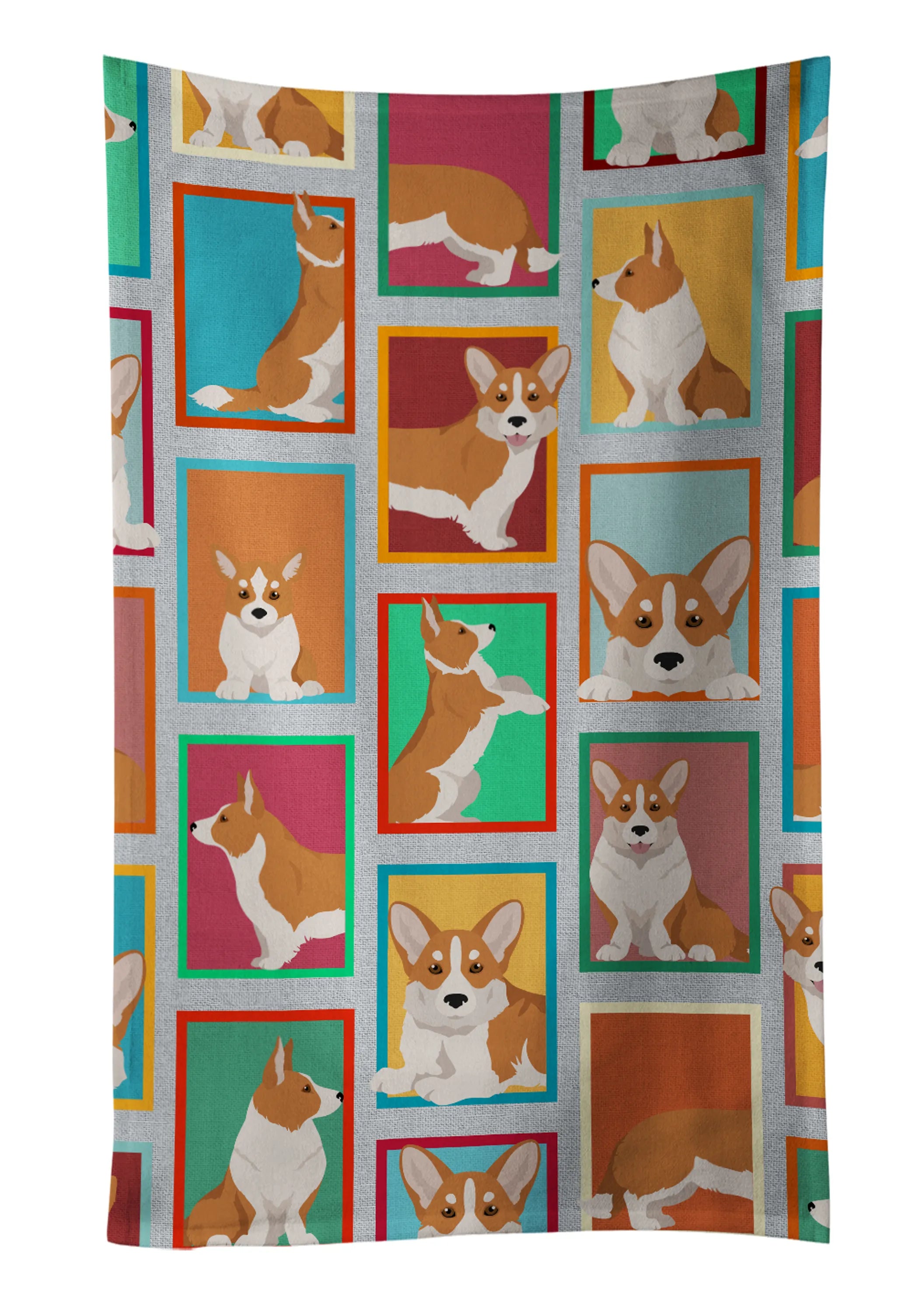 Lots of Dogs Kitchen Towel - Size: 25HX15W | Pack Of: 1 | Collection name: Lots of dogs
