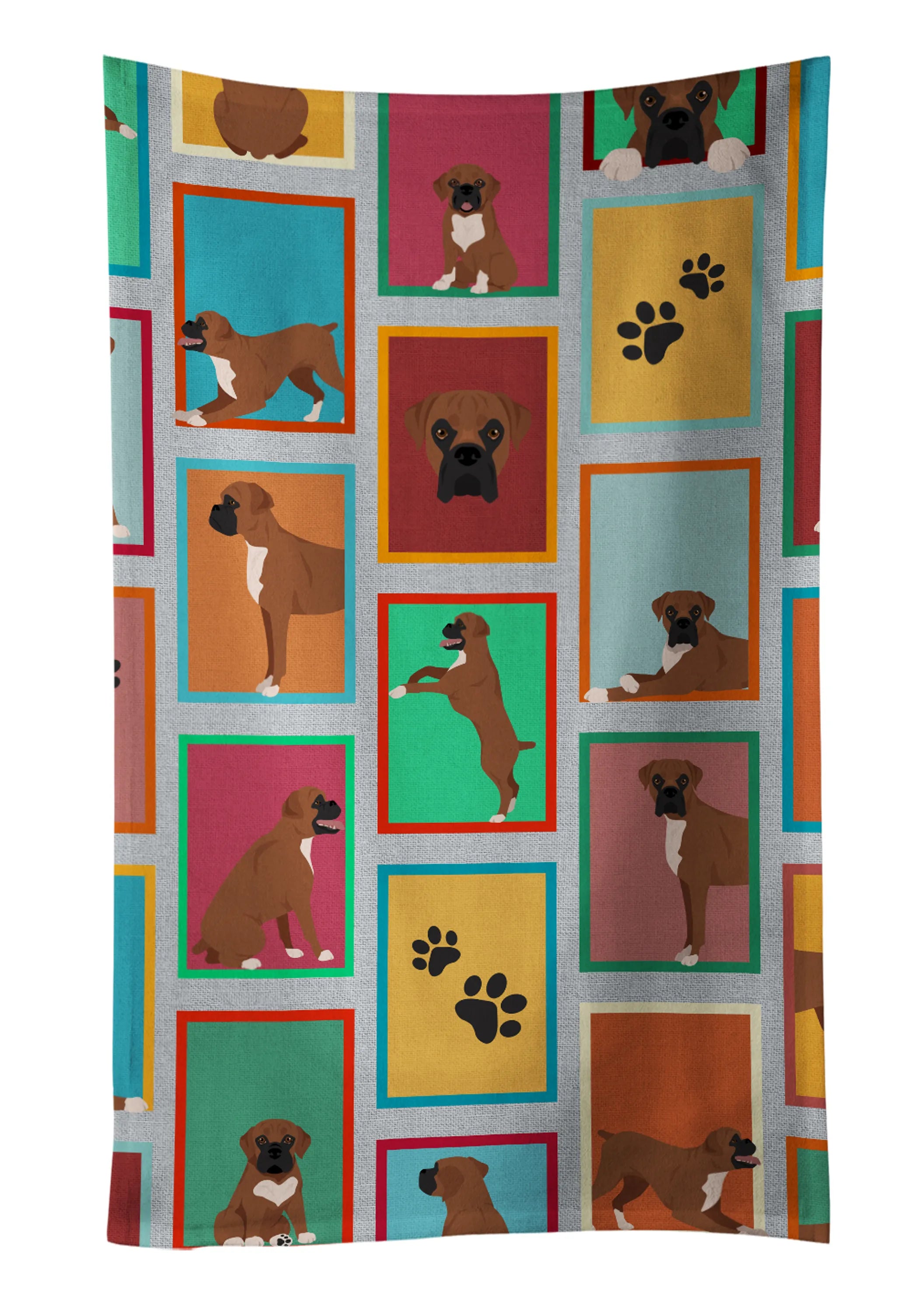 Lots of Dogs Kitchen Towel - Size: 25HX15W | Pack Of: 1 | Collection name: Lots of dogs