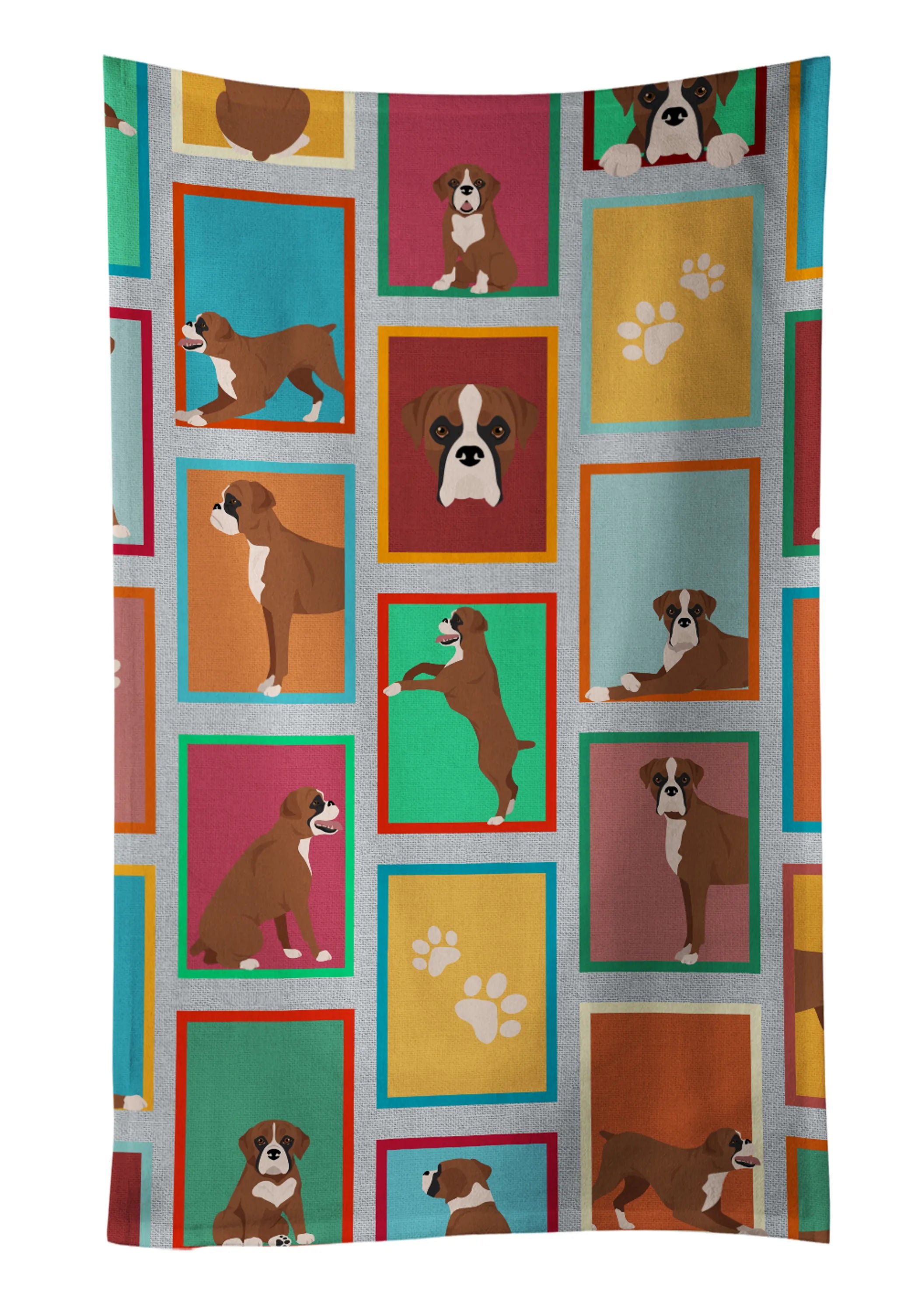 Lots of Dogs Kitchen Towel - Size: 25HX15W | Pack Of: 1 | Collection name: Lots of dogs