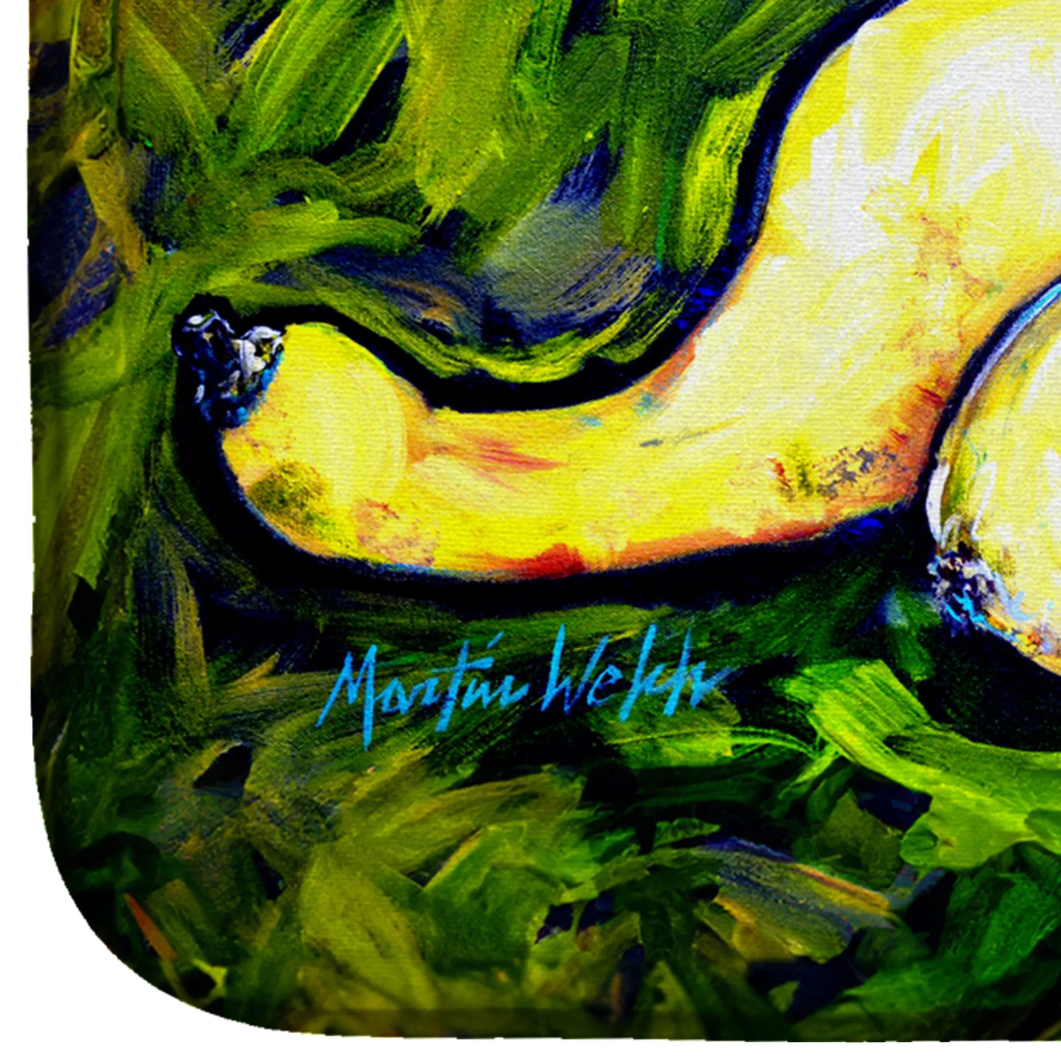 Martin Welch New Artwork Dish Drying Mat - Size: 14  X 21" | Pack Of: 1 | Collection name: Martin welch new artwork