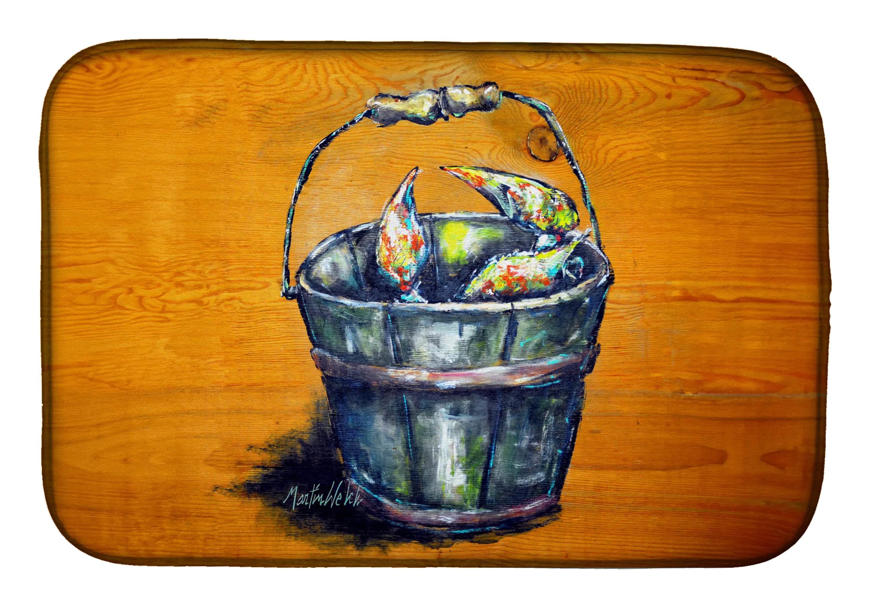 Martin Welch New Artwork Dish Drying Mat - Size: 14  X 21" | Pack Of: 1 | Collection name: Martin welch new artwork