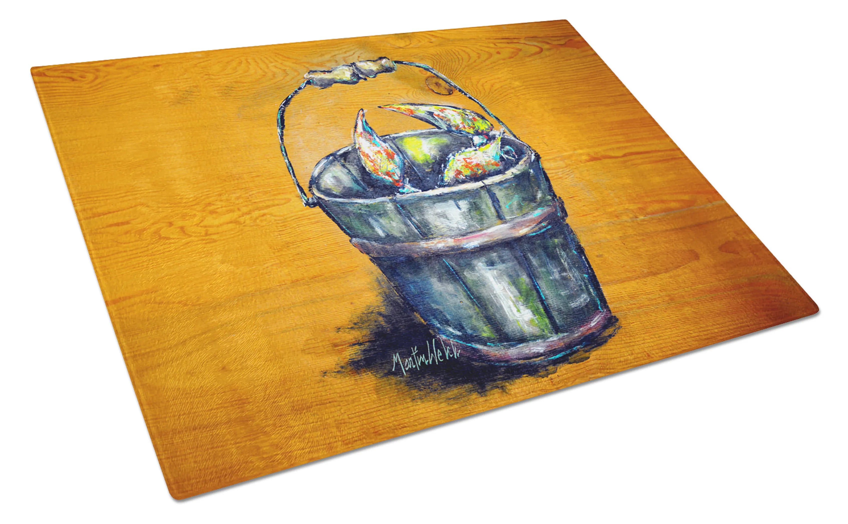 Martin Welch New Artwork Glass Cutting Board - Size: LARGE | Pack Of: 1 | Collection name: Martin welch new artwork