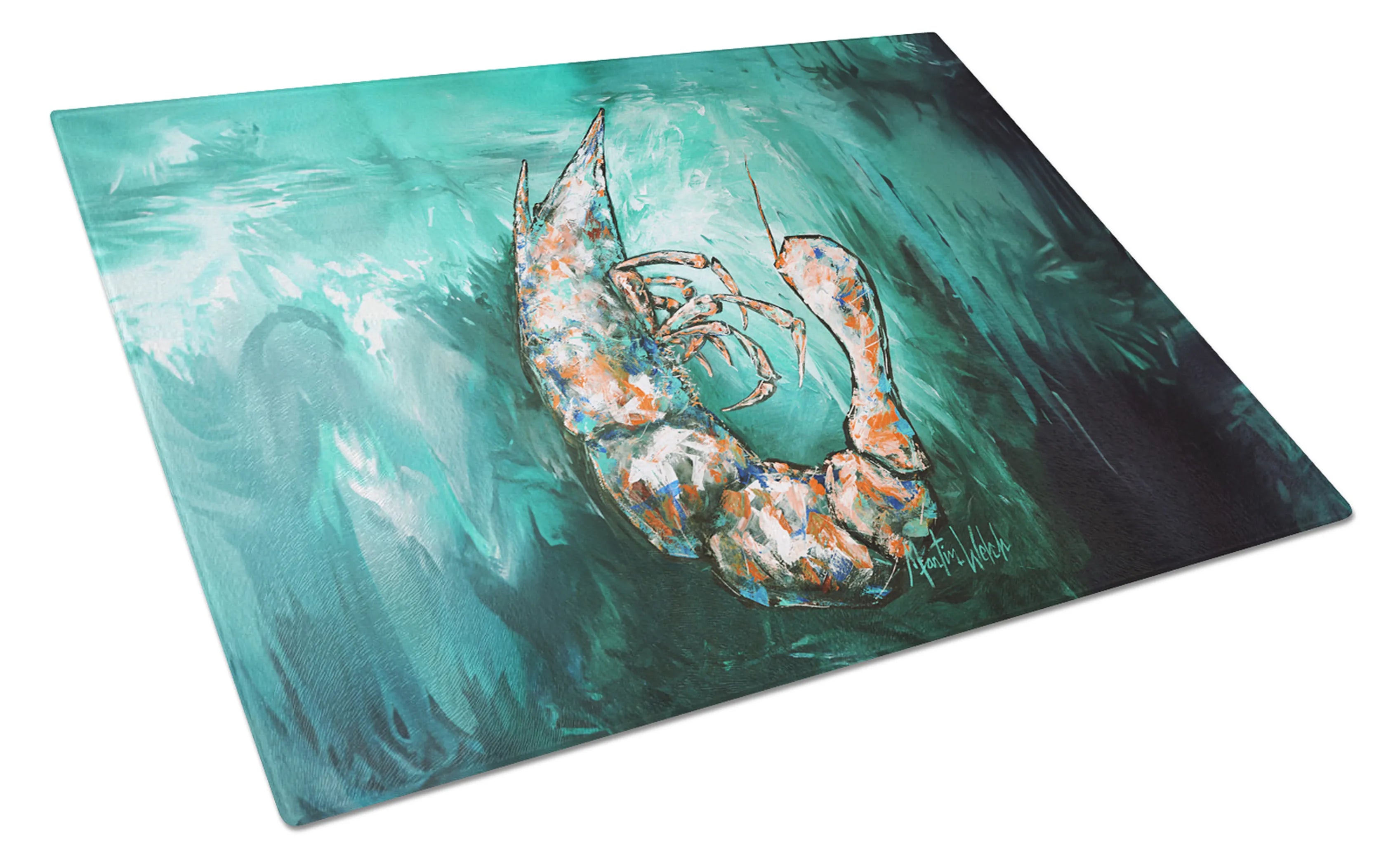 Martin Welch New Artwork Glass Cutting Board - Size: LARGE | Pack Of: 1 | Collection name: Martin welch new artwork