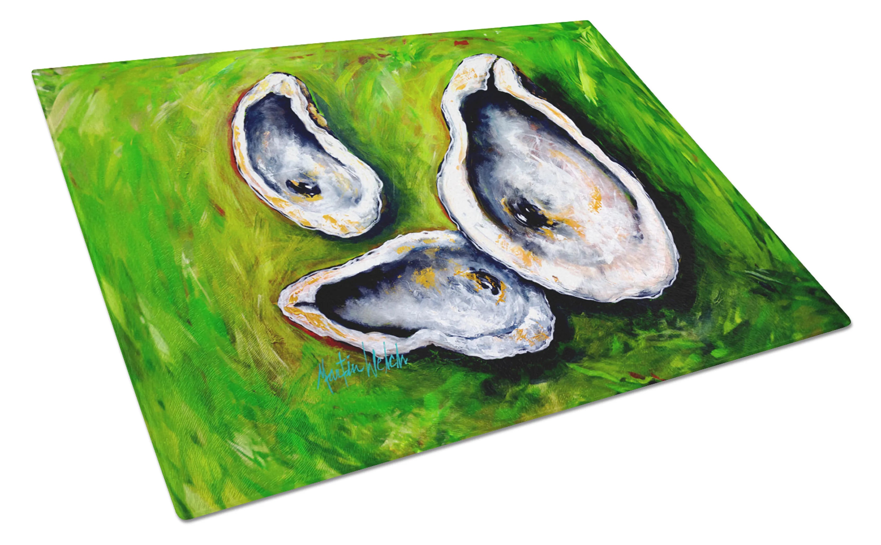 Martin Welch New Artwork Glass Cutting Board - Size: LARGE | Pack Of: 1 | Collection name: Martin welch new artwork