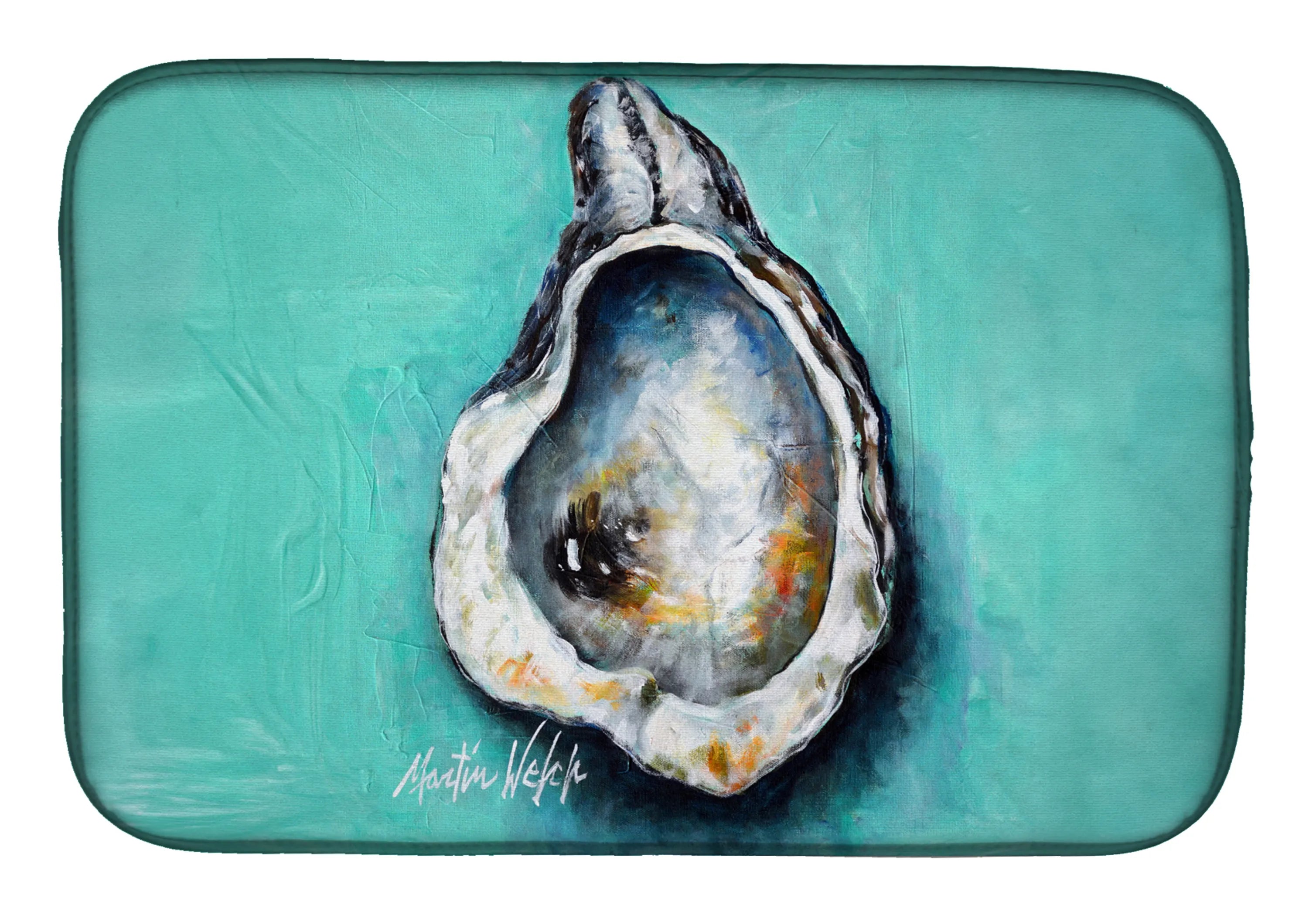 Martin Welch New Artwork Dish Drying Mat - Size: 14  X 21" | Pack Of: 1 | Collection name: Martin welch new artwork