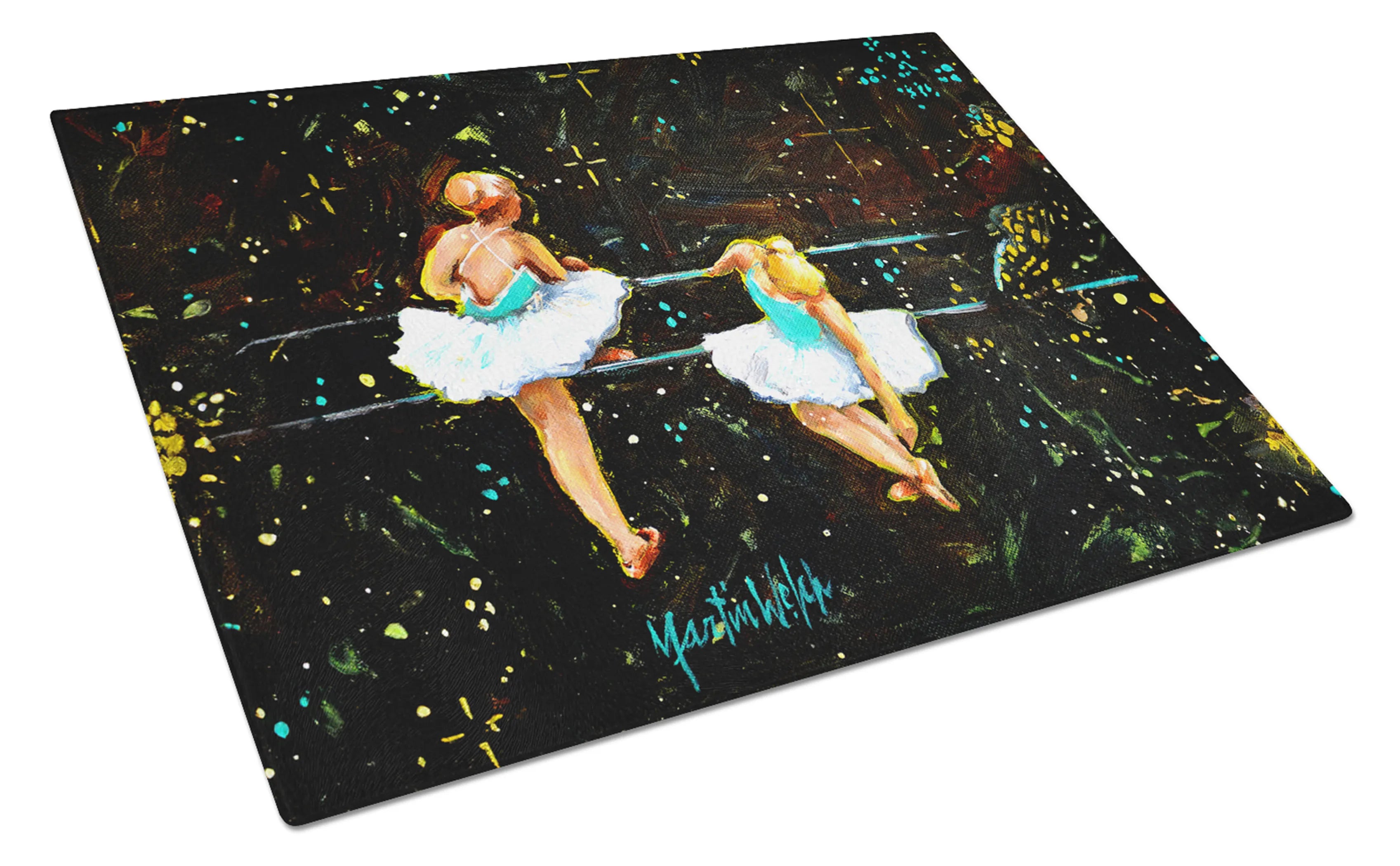 Martin Welch New Artwork Glass Cutting Board - Size: LARGE | Pack Of: 1 | Collection name: Martin welch new artwork