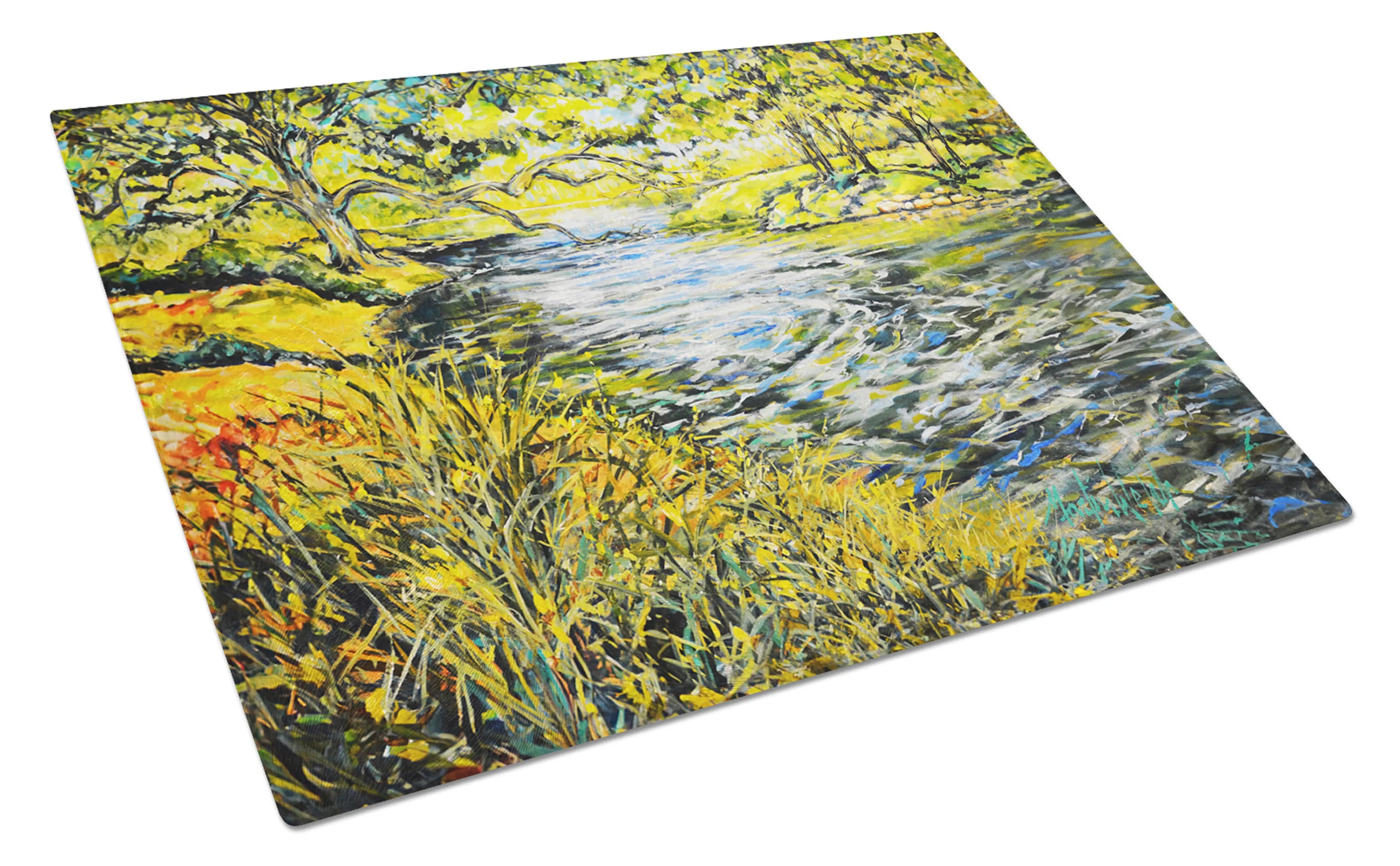 Martin Welch New Artwork Glass Cutting Board - Size: LARGE | Pack Of: 1 | Collection name: Martin welch new artwork