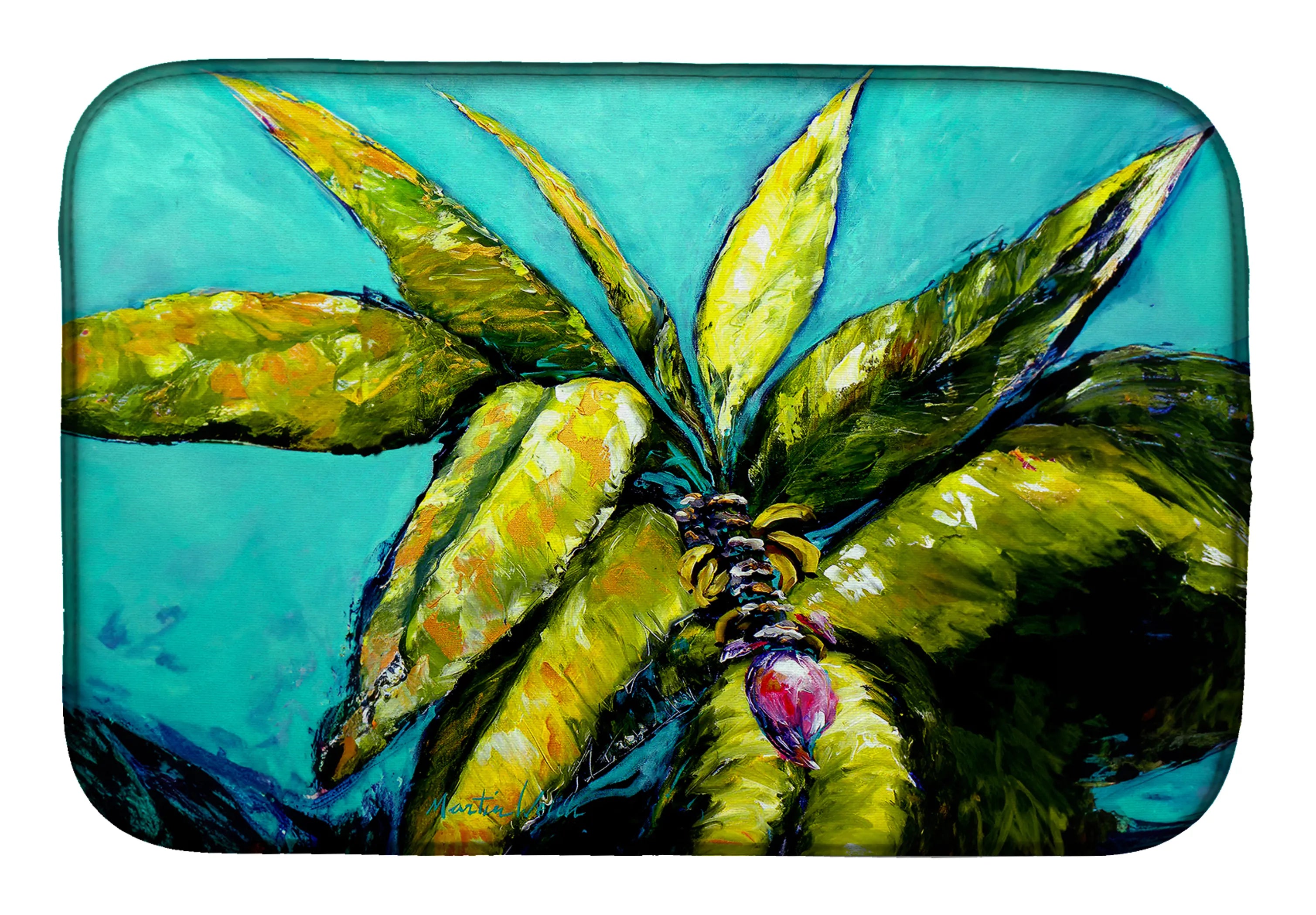 Martin Welch New Artwork Dish Drying Mat - Size: 14  X 21" | Pack Of: 1 | Collection name: Martin welch new artwork
