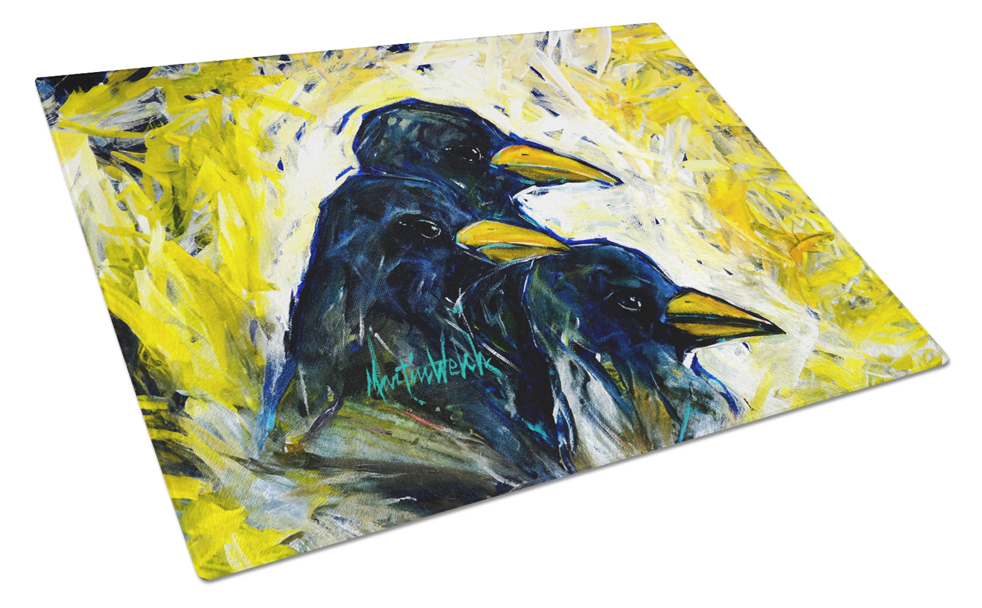 Martin Welch New Artwork Glass Cutting Board - Size: LARGE | Pack Of: 1 | Collection name: Martin welch new artwork