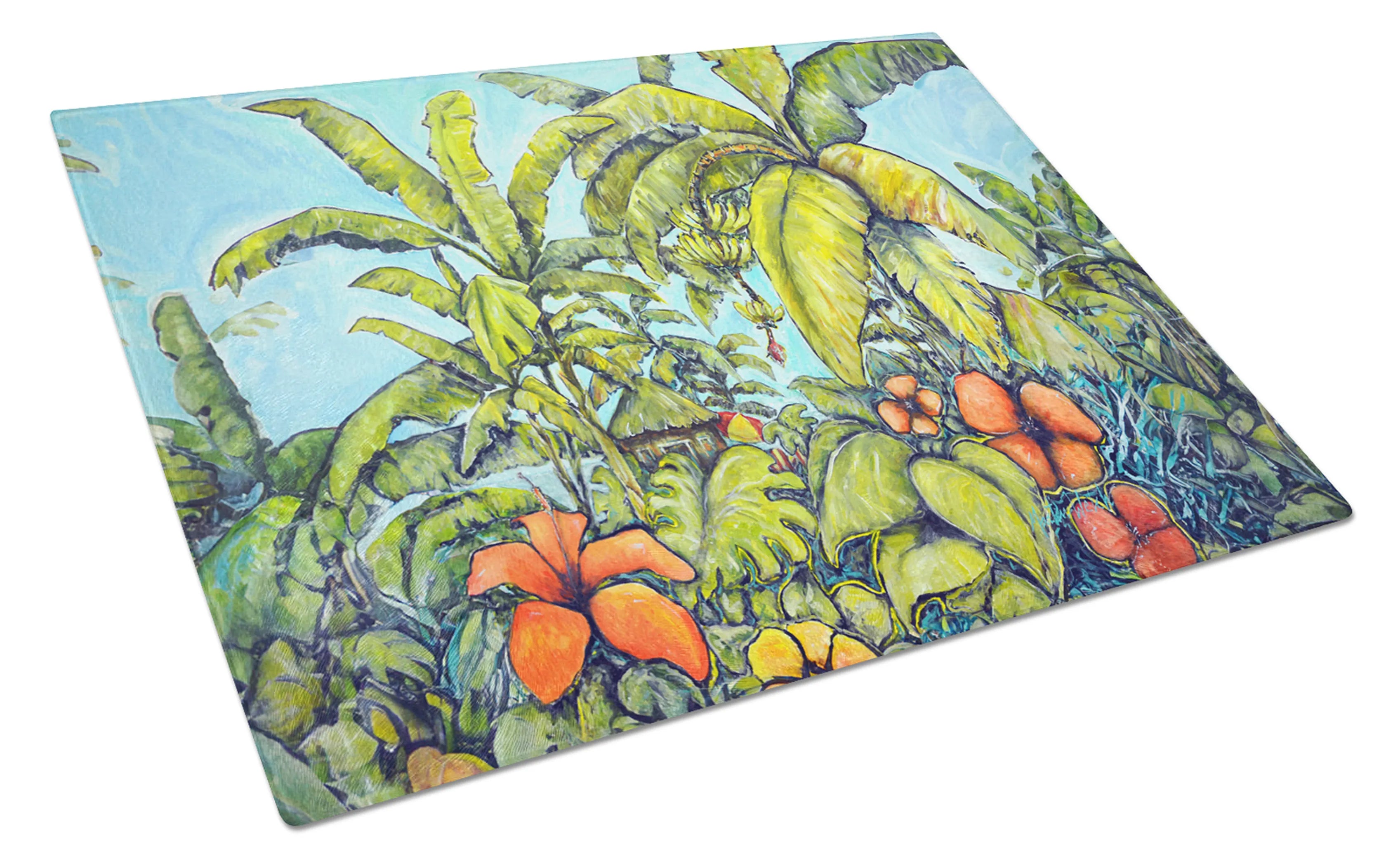 Martin Welch New Artwork Glass Cutting Board - Size: LARGE | Pack Of: 1 | Collection name: Martin welch new artwork