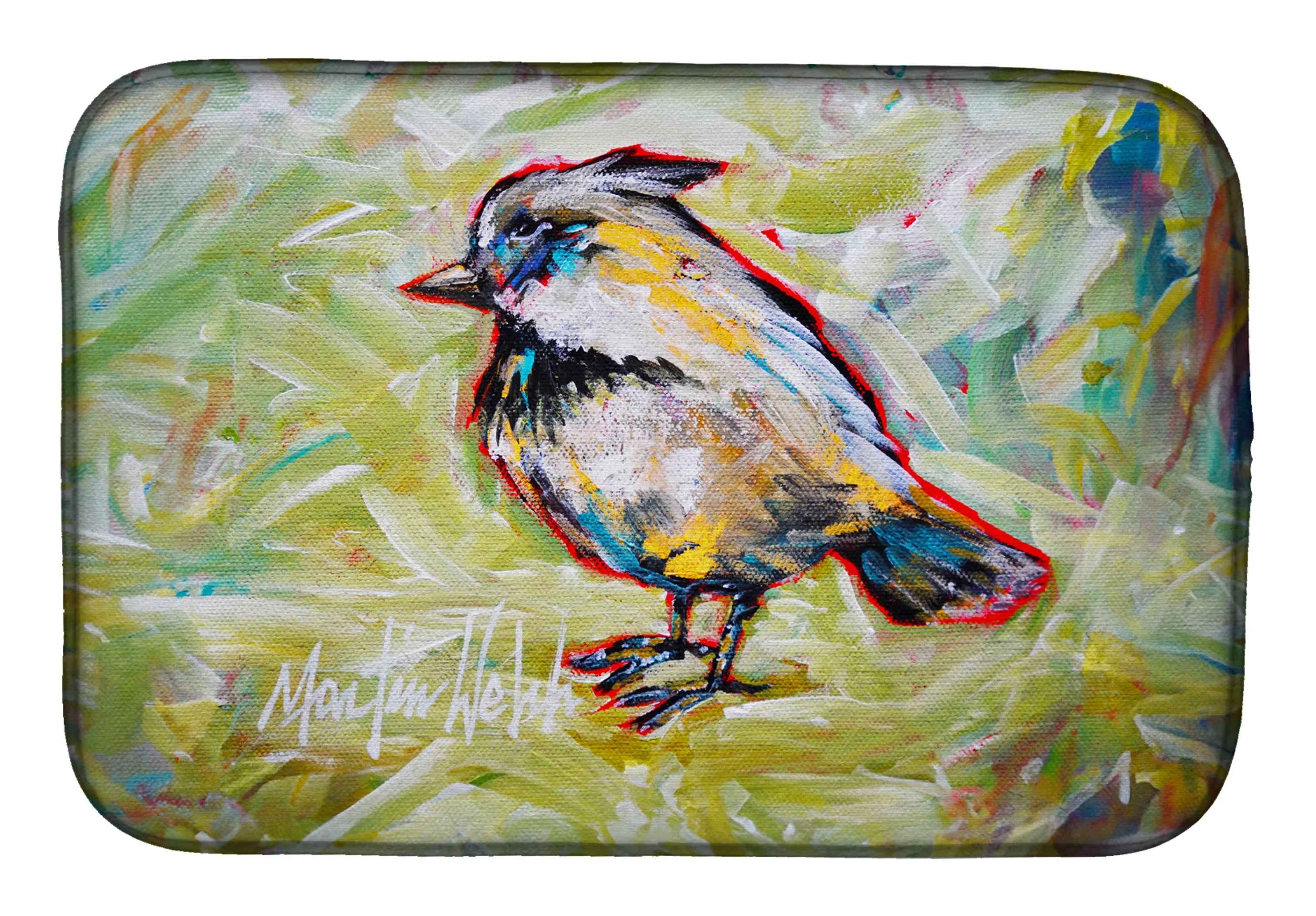 Martin Welch New Artwork Dish Drying Mat - Size: 14  X 21" | Pack Of: 1 | Collection name: Martin welch new artwork