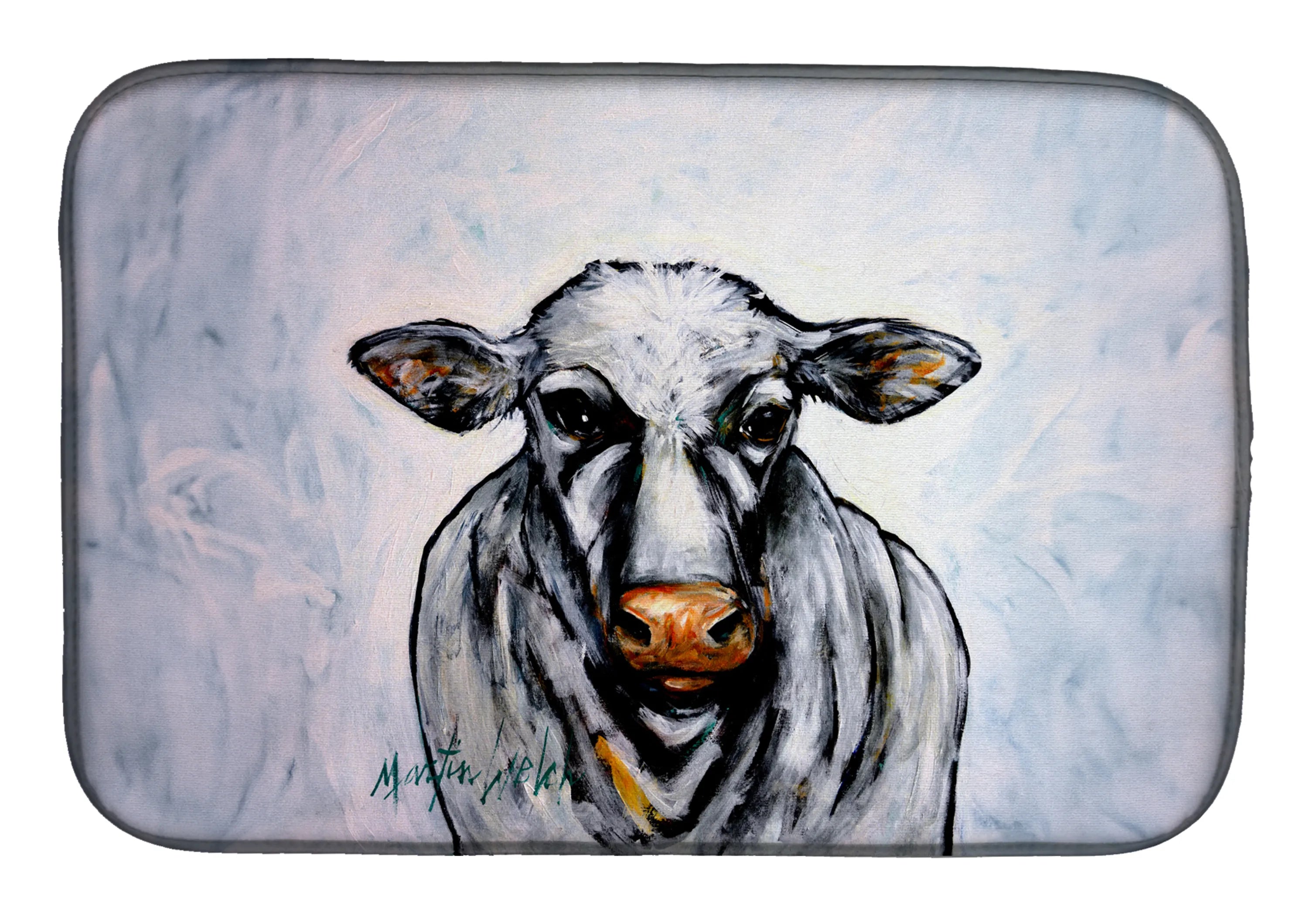 Martin Welch New Artwork Dish Drying Mat - Size: 14  X 21" | Pack Of: 1 | Collection name: Martin welch new artwork