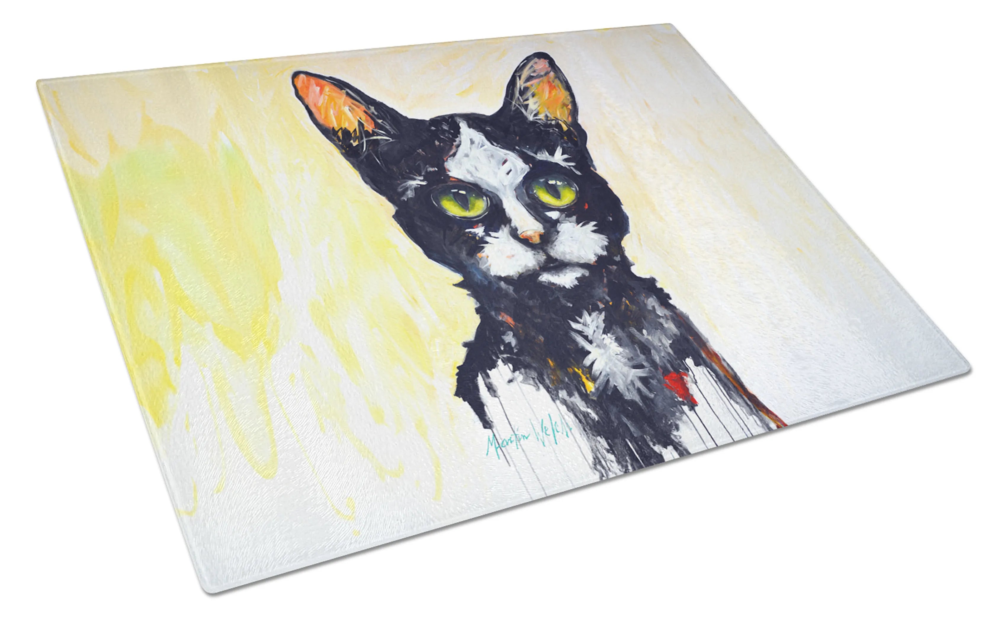 Martin Welch New Artwork Glass Cutting Board - Size: LARGE | Pack Of: 1 | Collection name: Martin welch new artwork