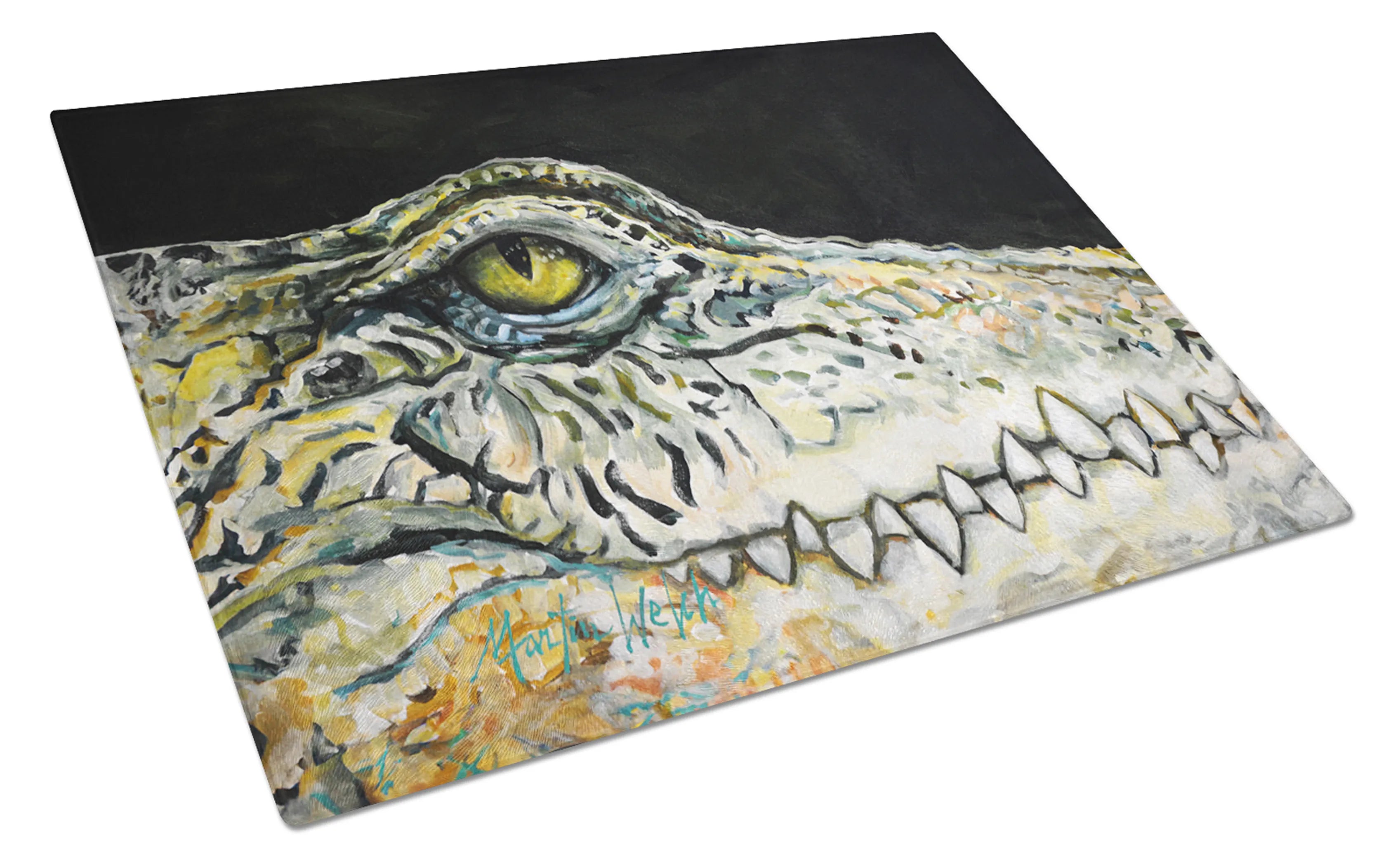 Martin Welch New Artwork Glass Cutting Board - Size: LARGE | Pack Of: 1 | Collection name: Martin welch new artwork