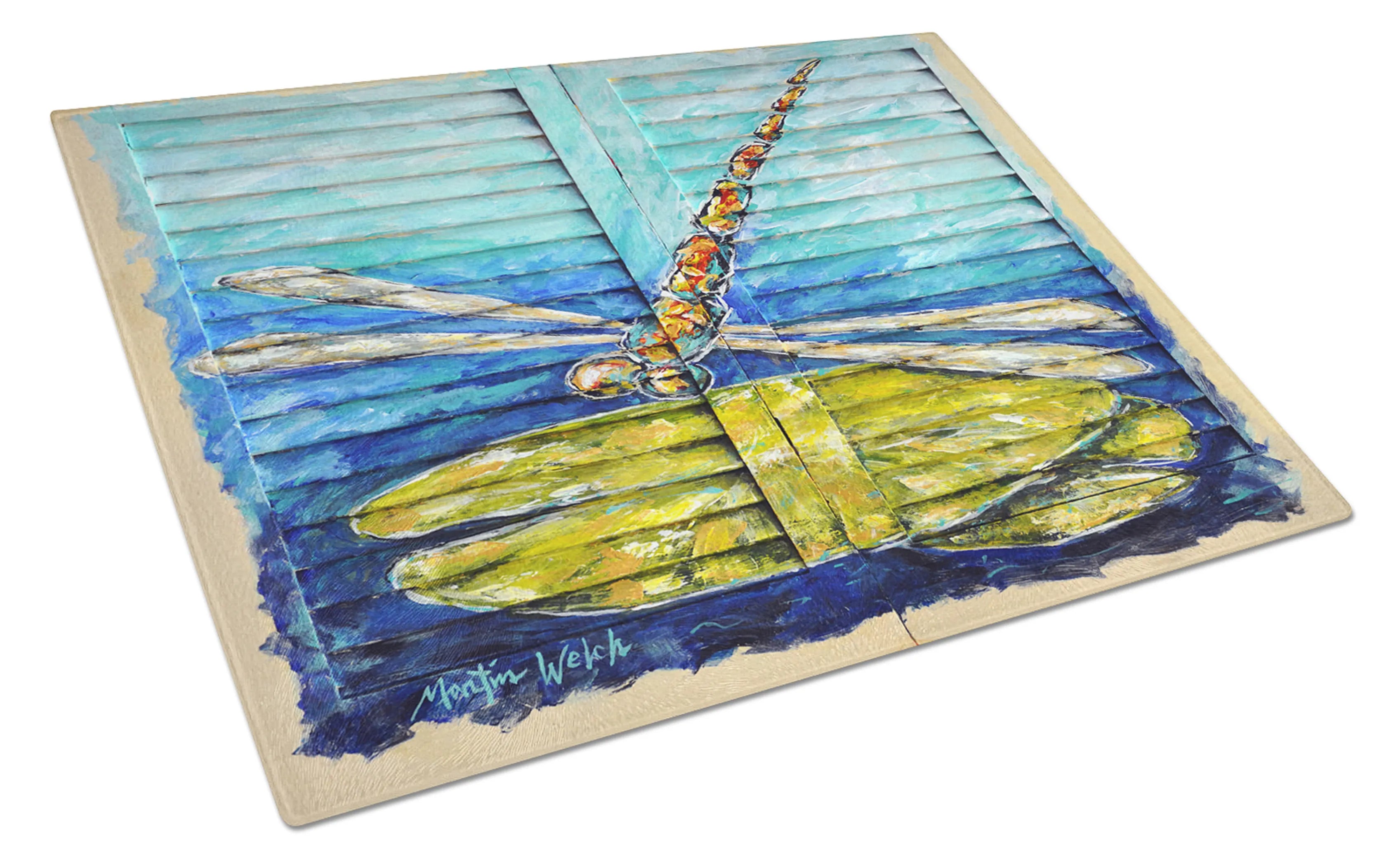 Martin Welch New Artwork Glass Cutting Board - Size: LARGE | Pack Of: 1 | Collection name: Martin welch new artwork