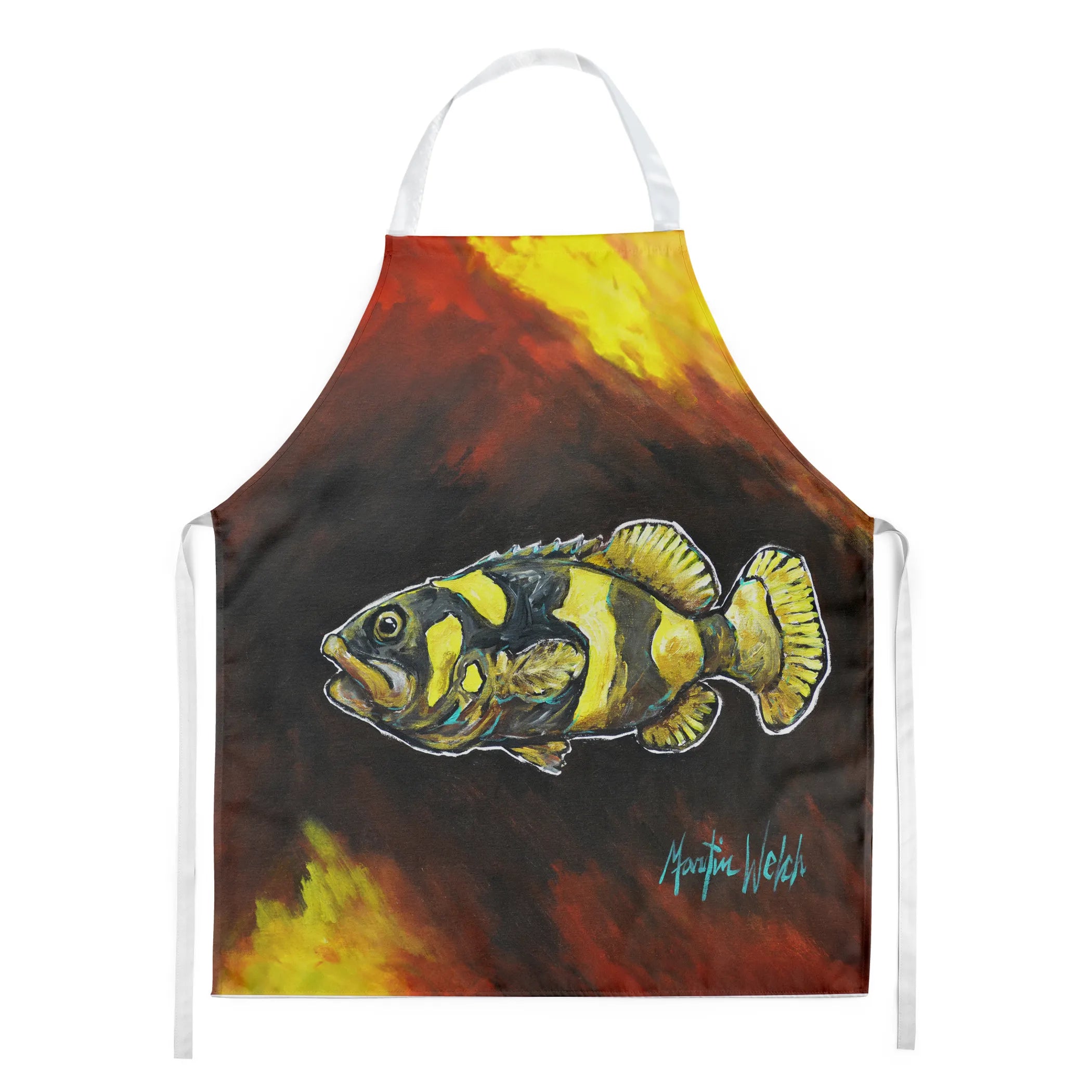 Martin Welch New Artwork Apron - Size: LARGE | Pack Of: 1 | Collection name: Martin welch new artwork
