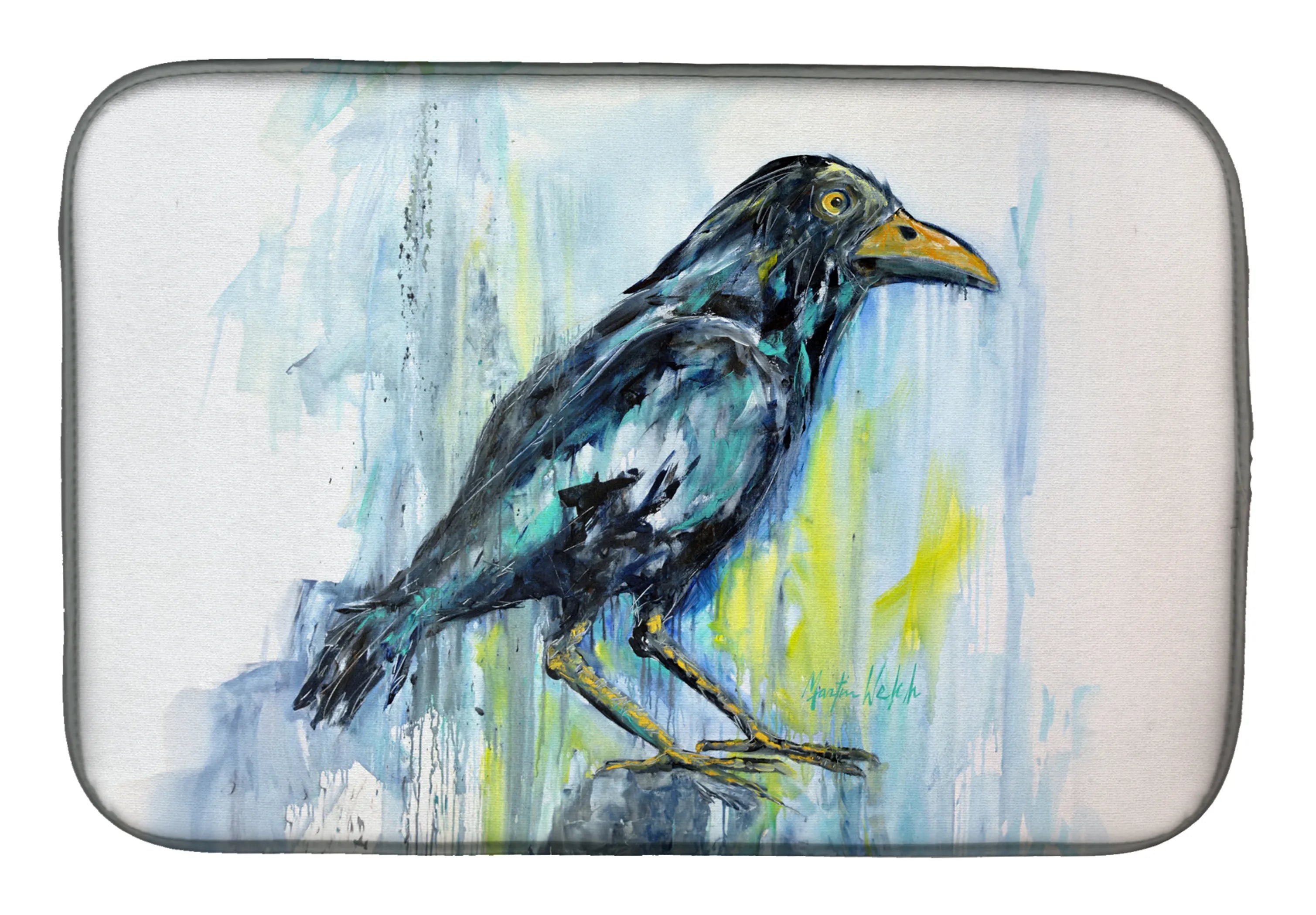 Martin Welch New Artwork Dish Drying Mat - Size: 14  X 21" | Pack Of: 1 | Collection name: Martin welch new artwork