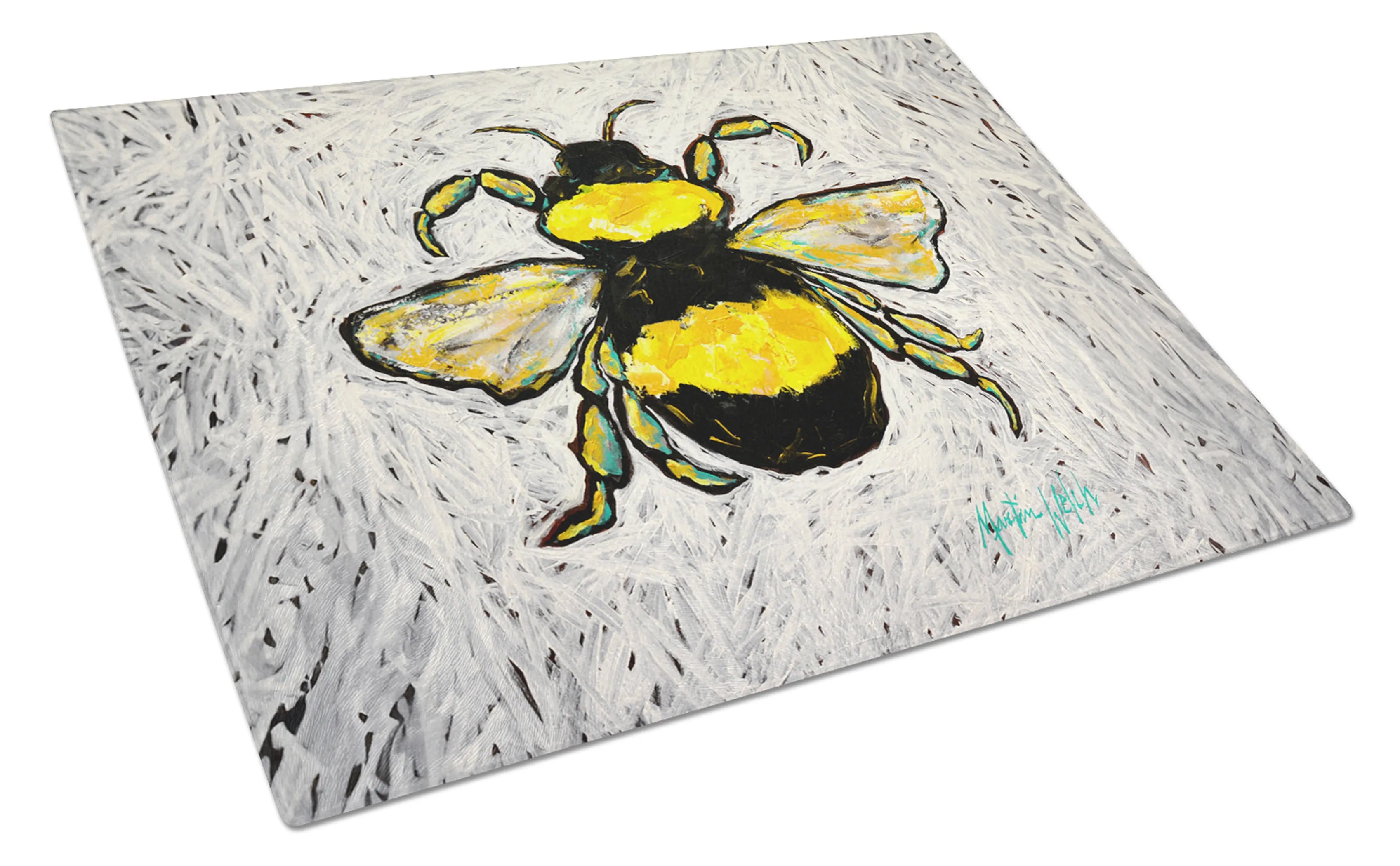 Martin Welch New Artwork Glass Cutting Board - Size: LARGE | Pack Of: 1 | Collection name: Martin welch new artwork