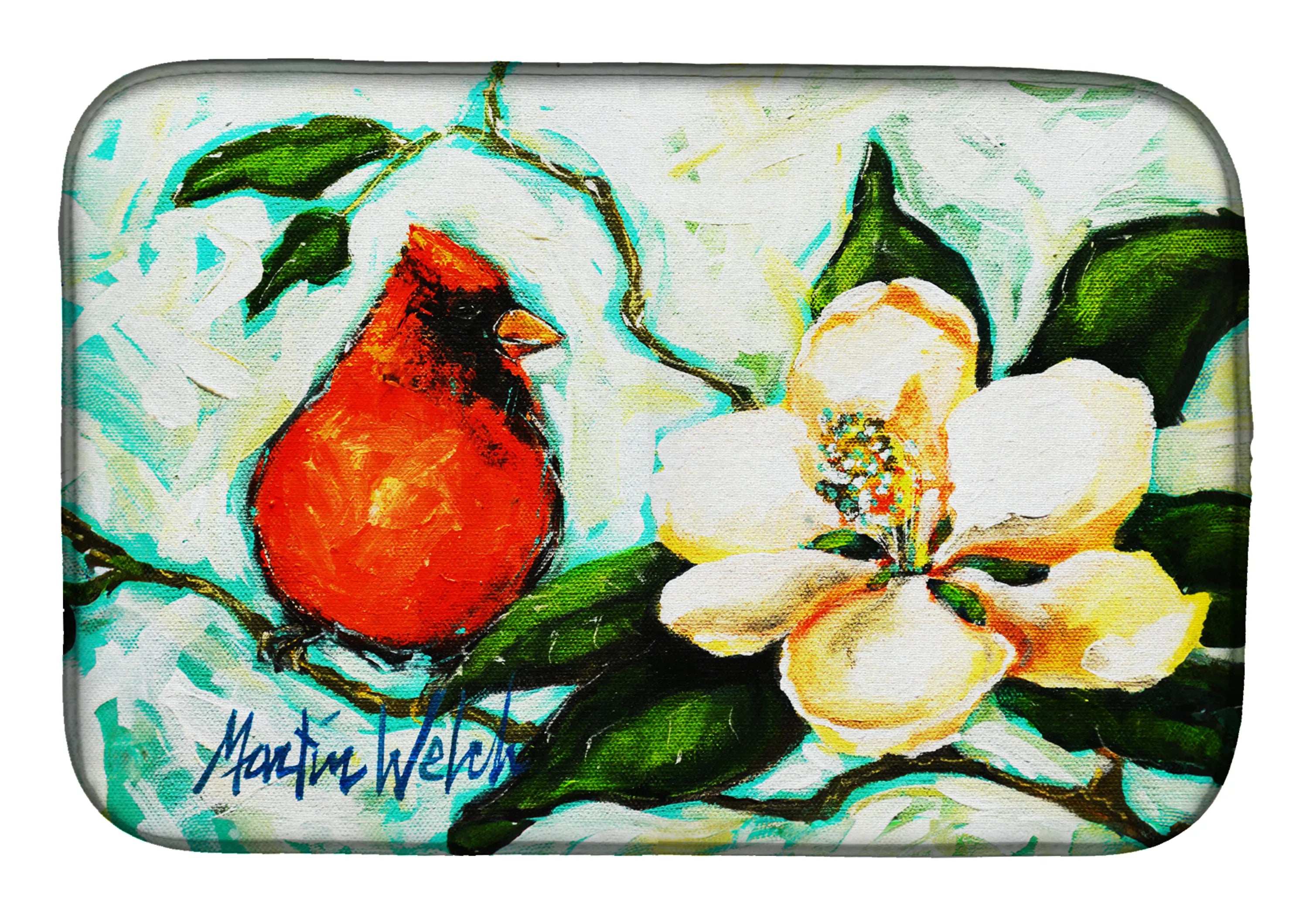 Martin Welch New Artwork Dish Drying Mat - Size: 14  X 21" | Pack Of: 1 | Collection name: Martin welch new artwork