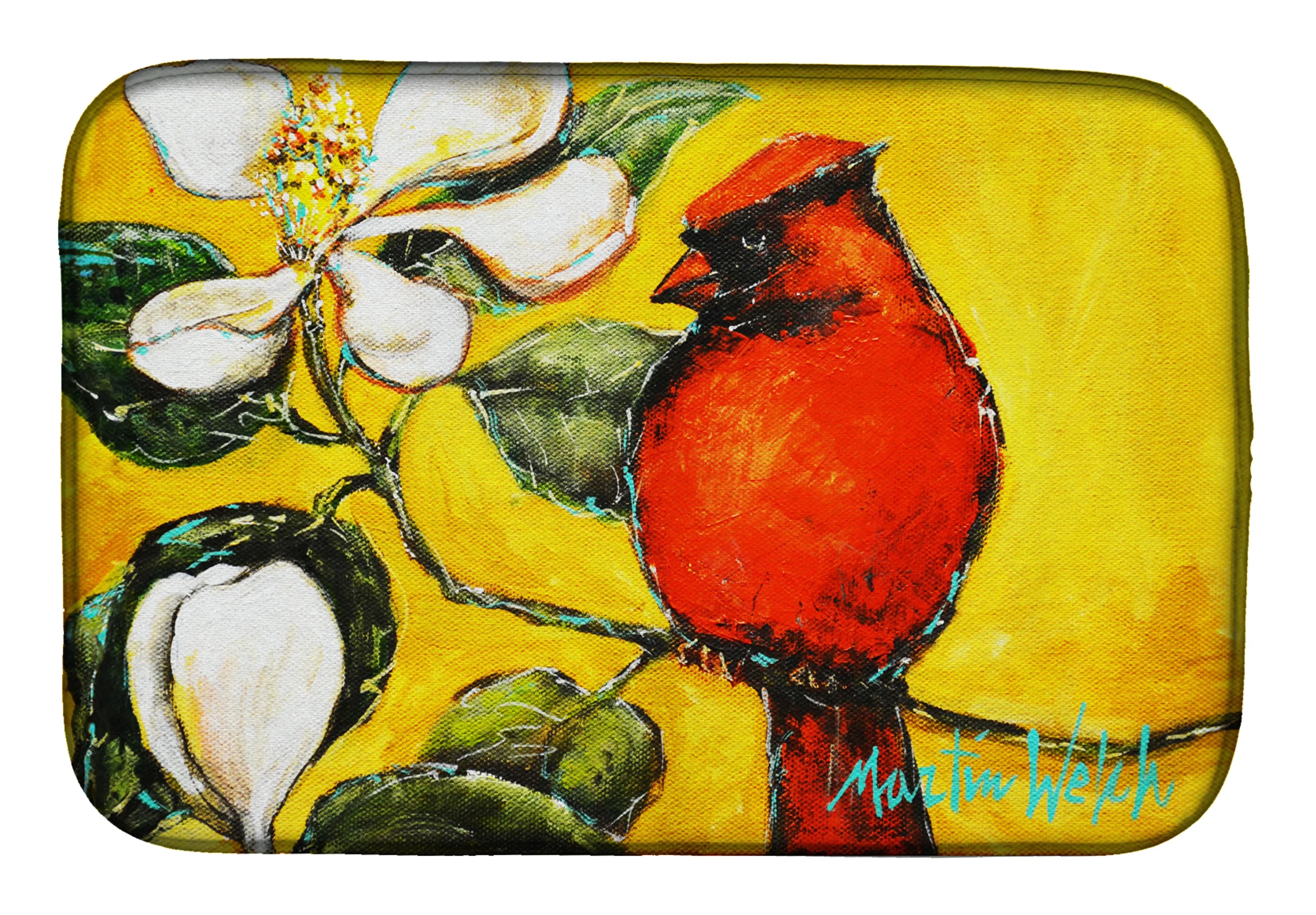Martin Welch New Artwork Dish Drying Mat - Size: 14  X 21" | Pack Of: 1 | Collection name: Martin welch new artwork