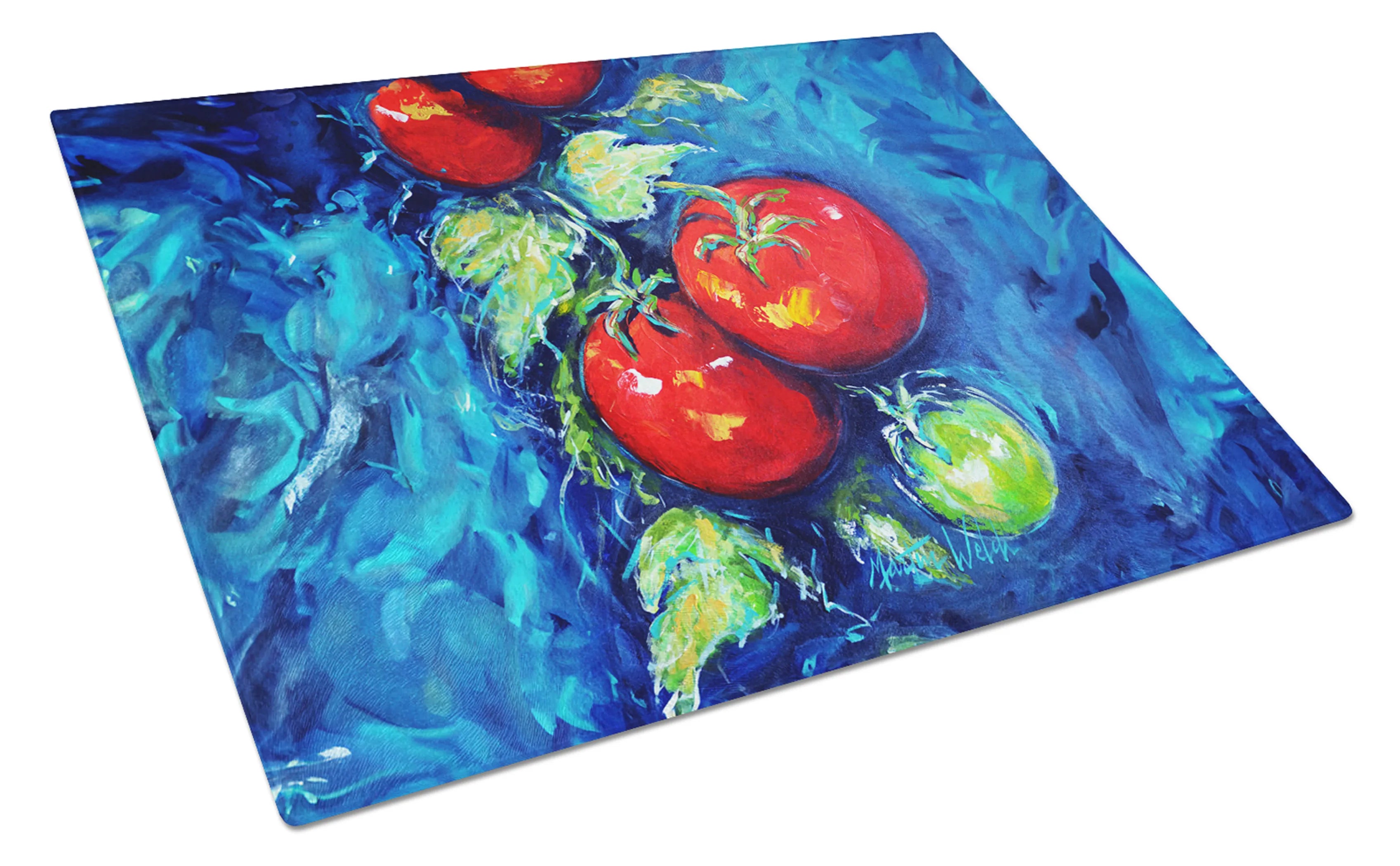 Martin Welch New Artwork Glass Cutting Board - Size: LARGE | Pack Of: 1 | Collection name: Martin welch new artwork