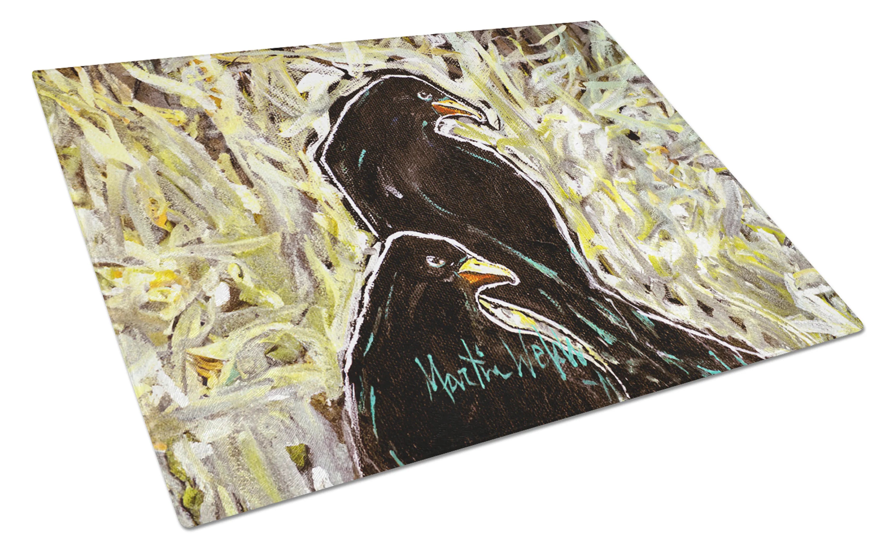 Martin Welch New Artwork Glass Cutting Board - Size: LARGE | Pack Of: 1 | Collection name: Martin welch new artwork