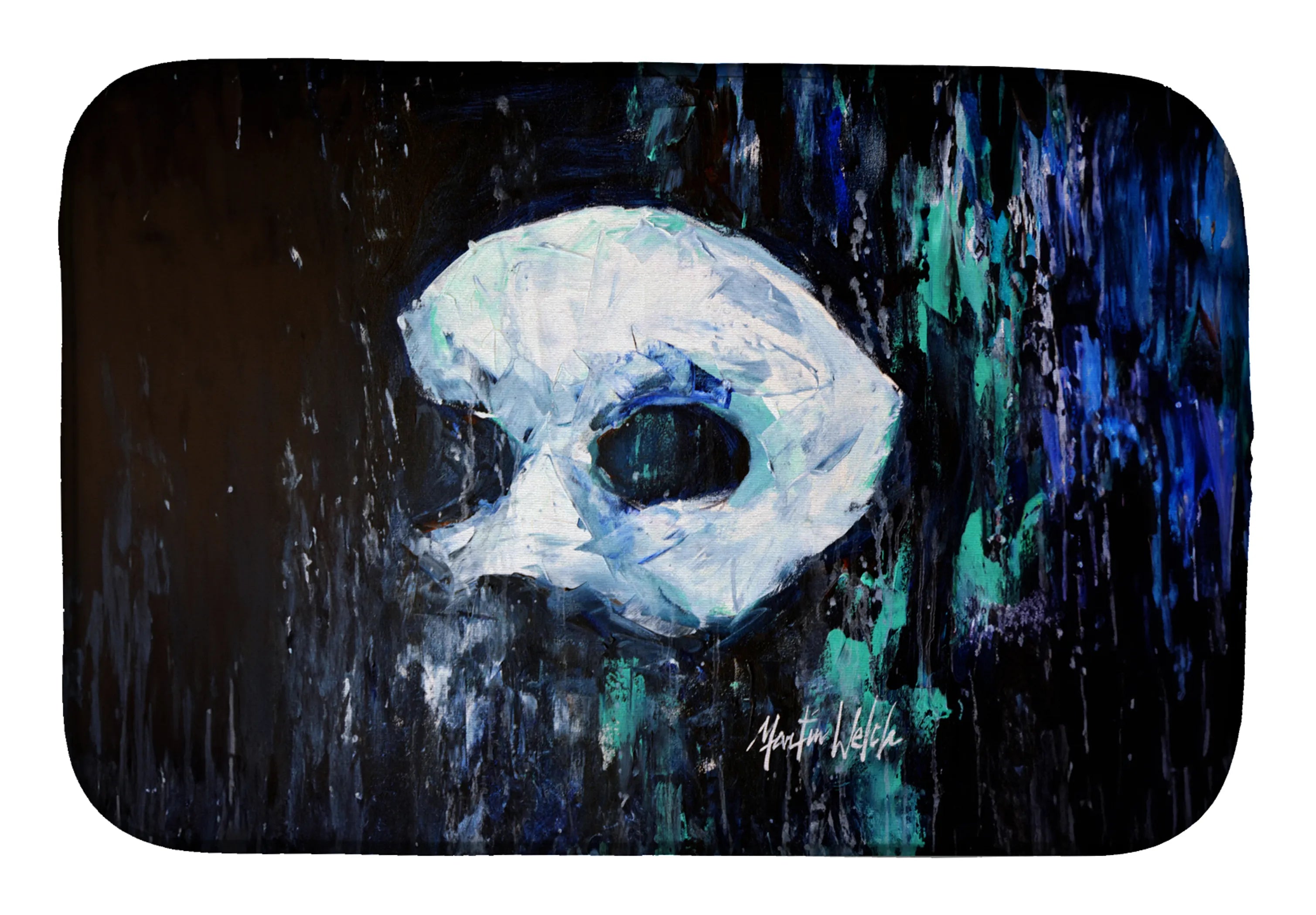 Martin Welch New Artwork Dish Drying Mat - Size: 14  X 21" | Pack Of: 1 | Collection name: Martin welch new artwork