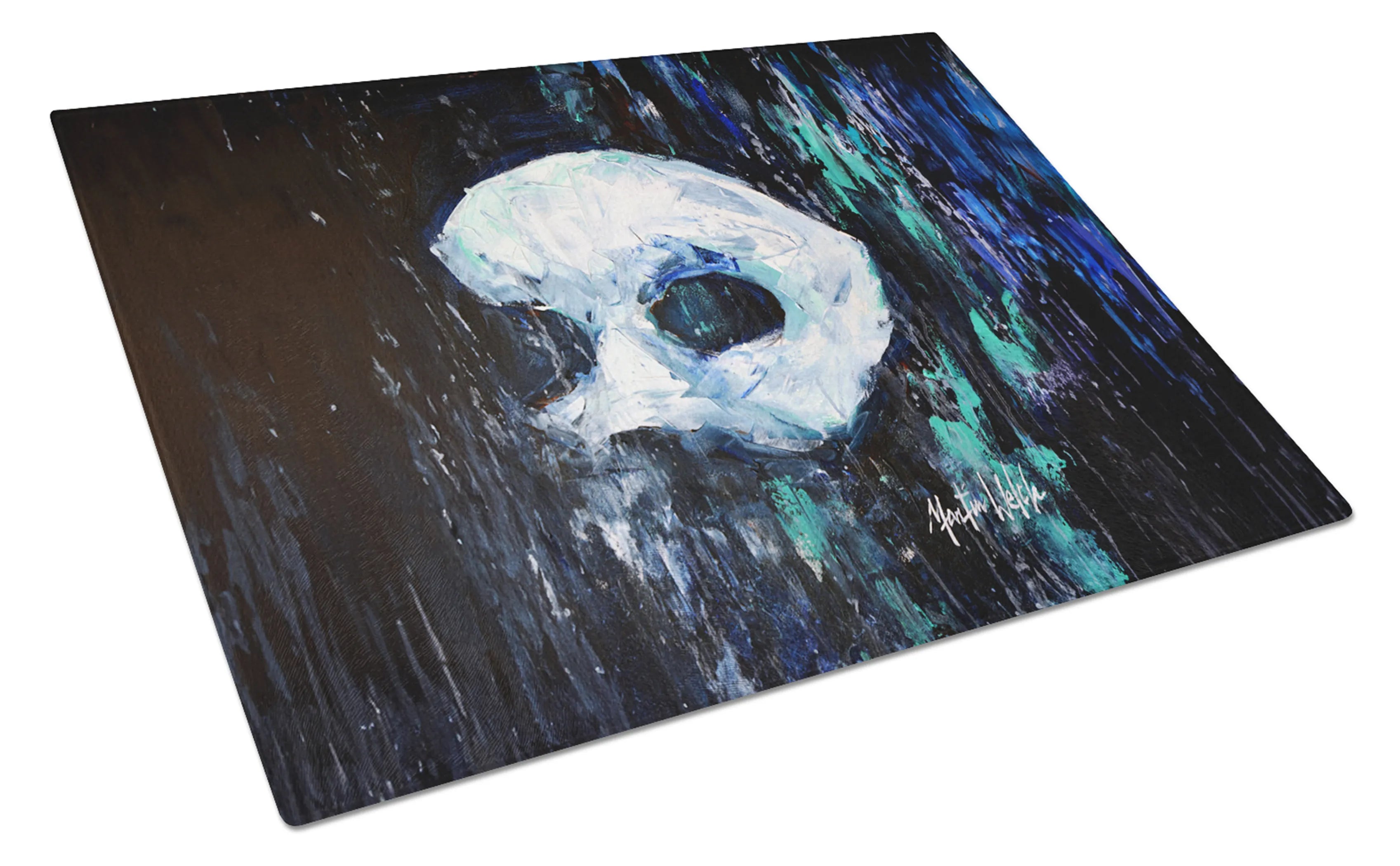 Martin Welch New Artwork Glass Cutting Board - Size: LARGE | Pack Of: 1 | Collection name: Martin welch new artwork