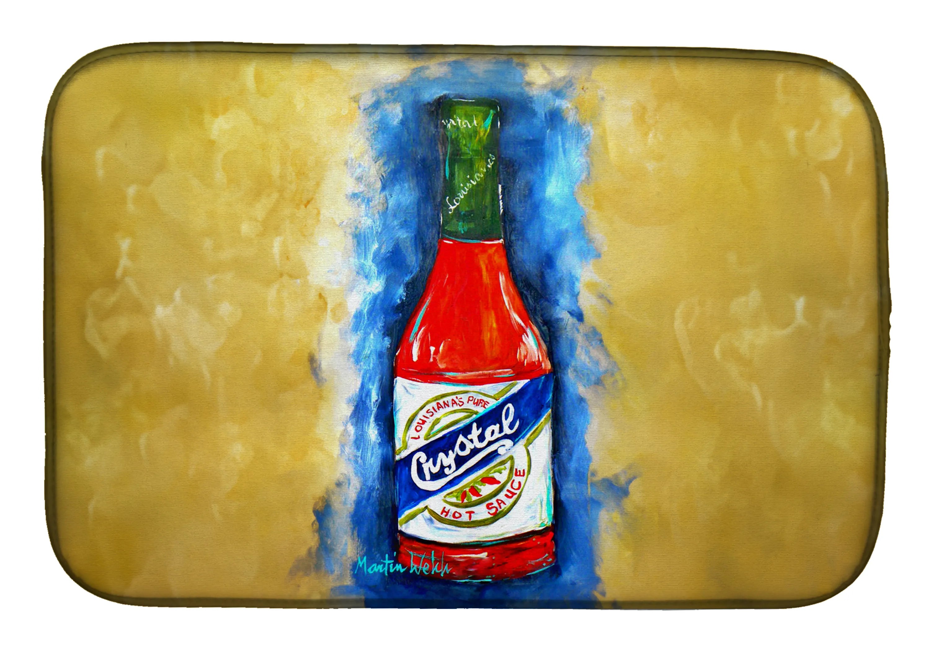 Martin Welch New Artwork Dish Drying Mat - Size: 14  X 21" | Pack Of: 1 | Collection name: Martin welch new artwork