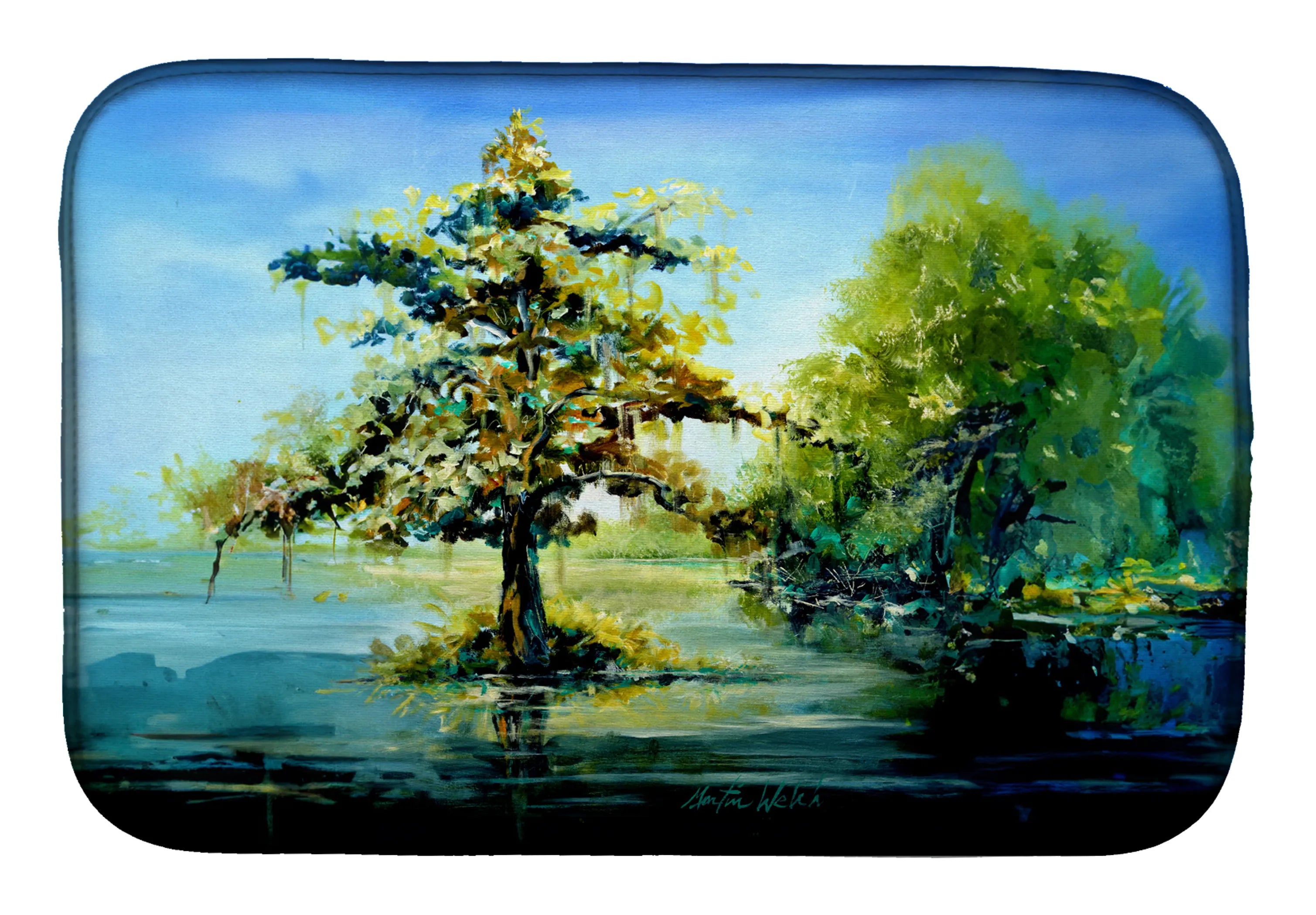 Martin Welch New Artwork Dish Drying Mat - Size: 14  X 21" | Pack Of: 1 | Collection name: Martin welch new artwork