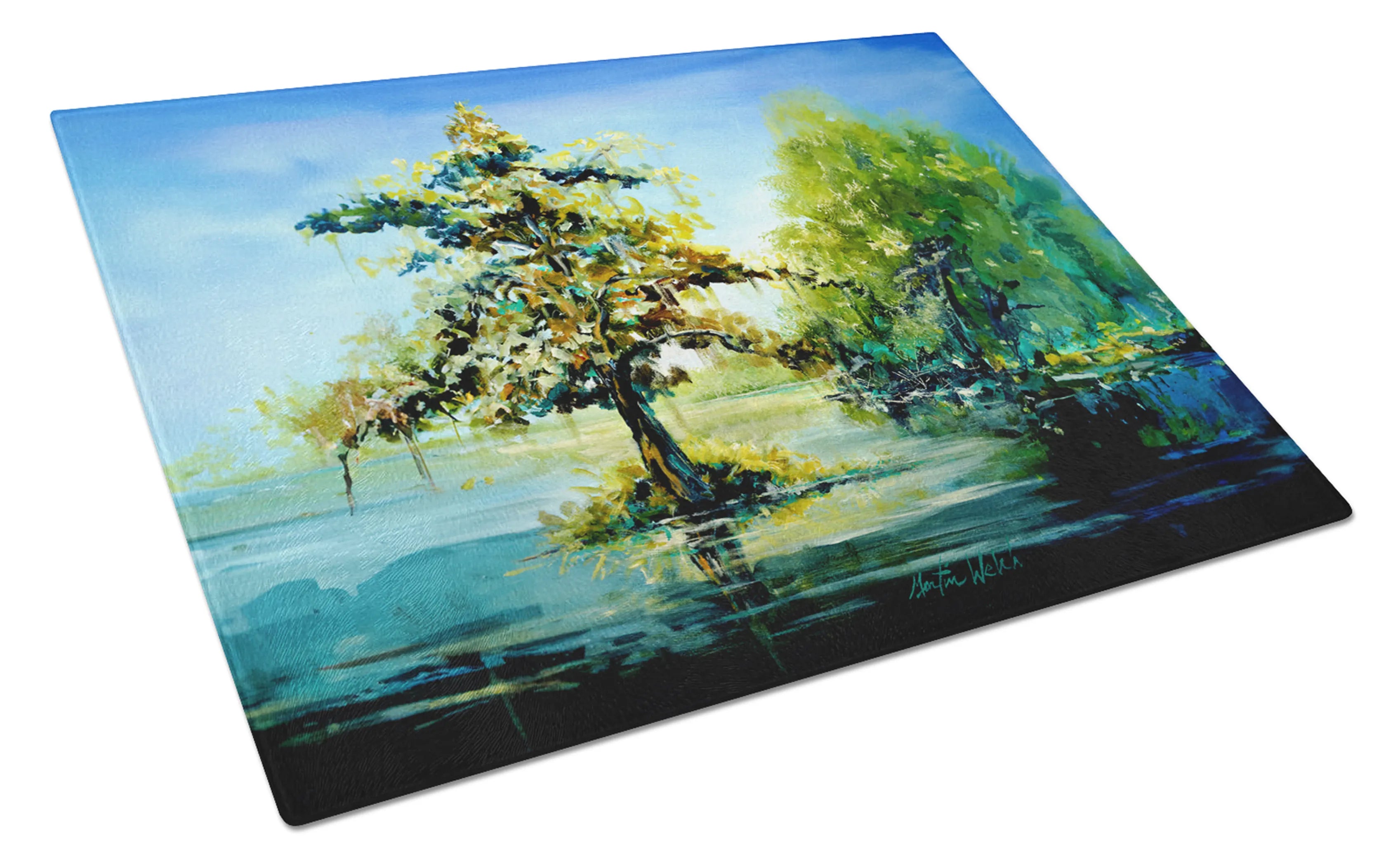 Martin Welch New Artwork Glass Cutting Board - Size: LARGE | Pack Of: 1 | Collection name: Martin welch new artwork