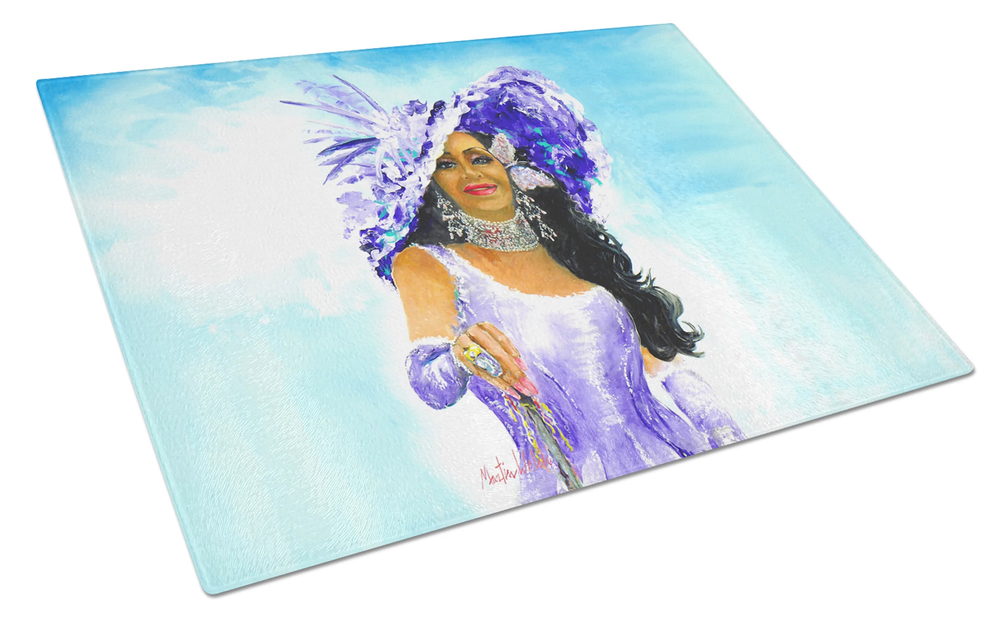 Martin Welch New Artwork Glass Cutting Board - Size: LARGE | Pack Of: 1 | Collection name: Martin welch new artwork