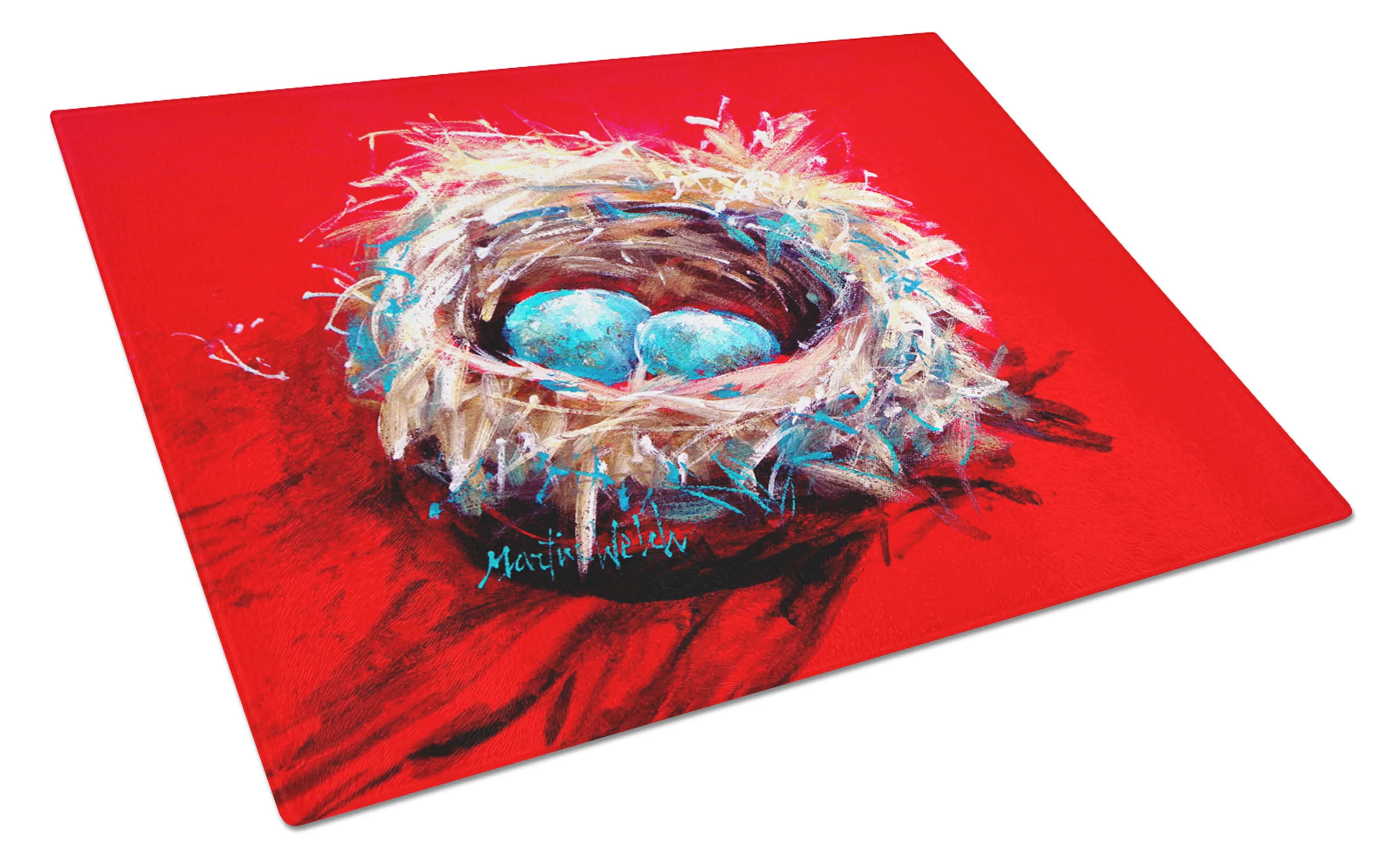 Martin Welch New Artwork Glass Cutting Board - Size: LARGE | Pack Of: 1 | Collection name: Martin welch new artwork