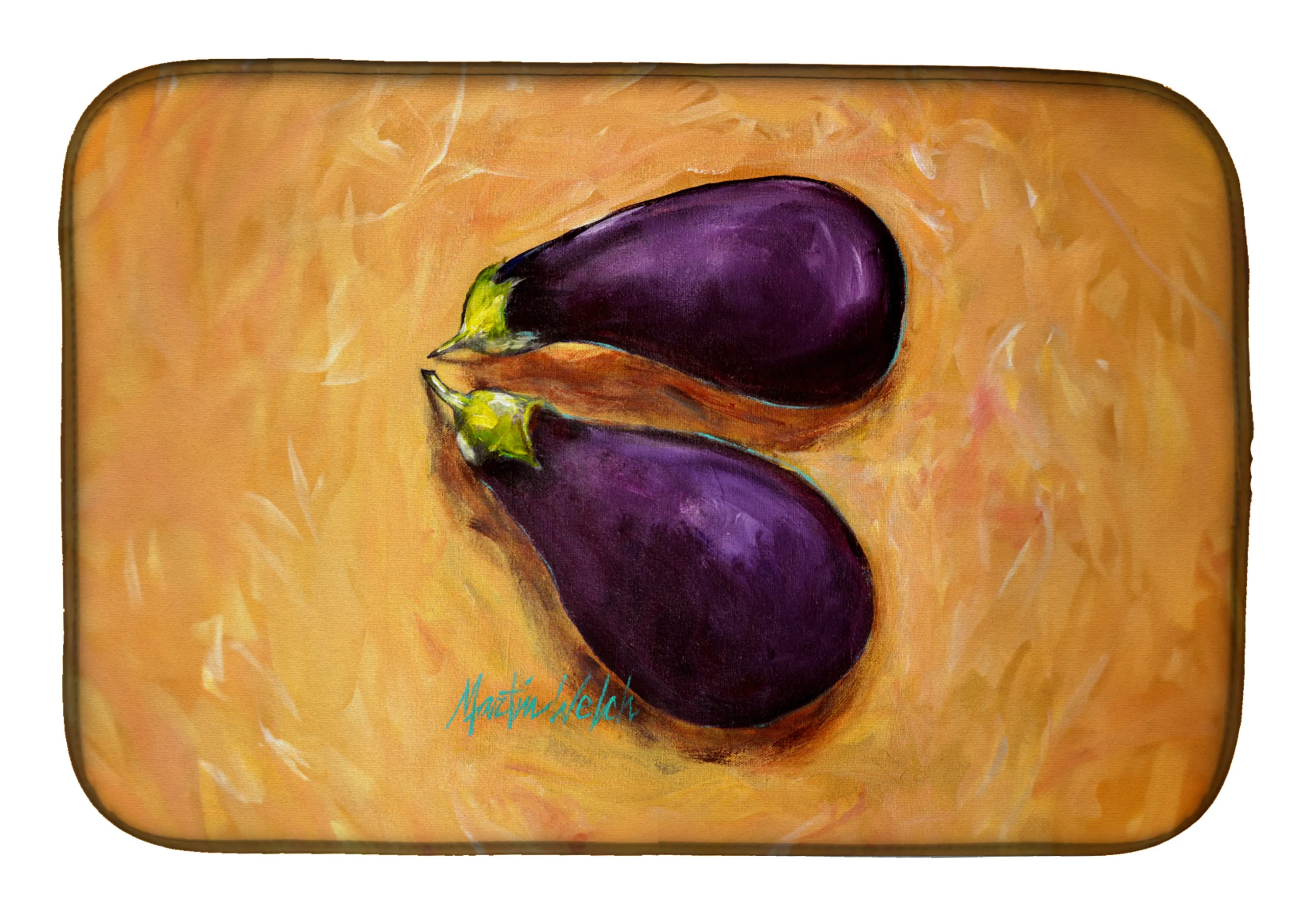 Martin Welch New Artwork Dish Drying Mat - Size: 14  X 21" | Pack Of: 1 | Collection name: Martin welch new artwork