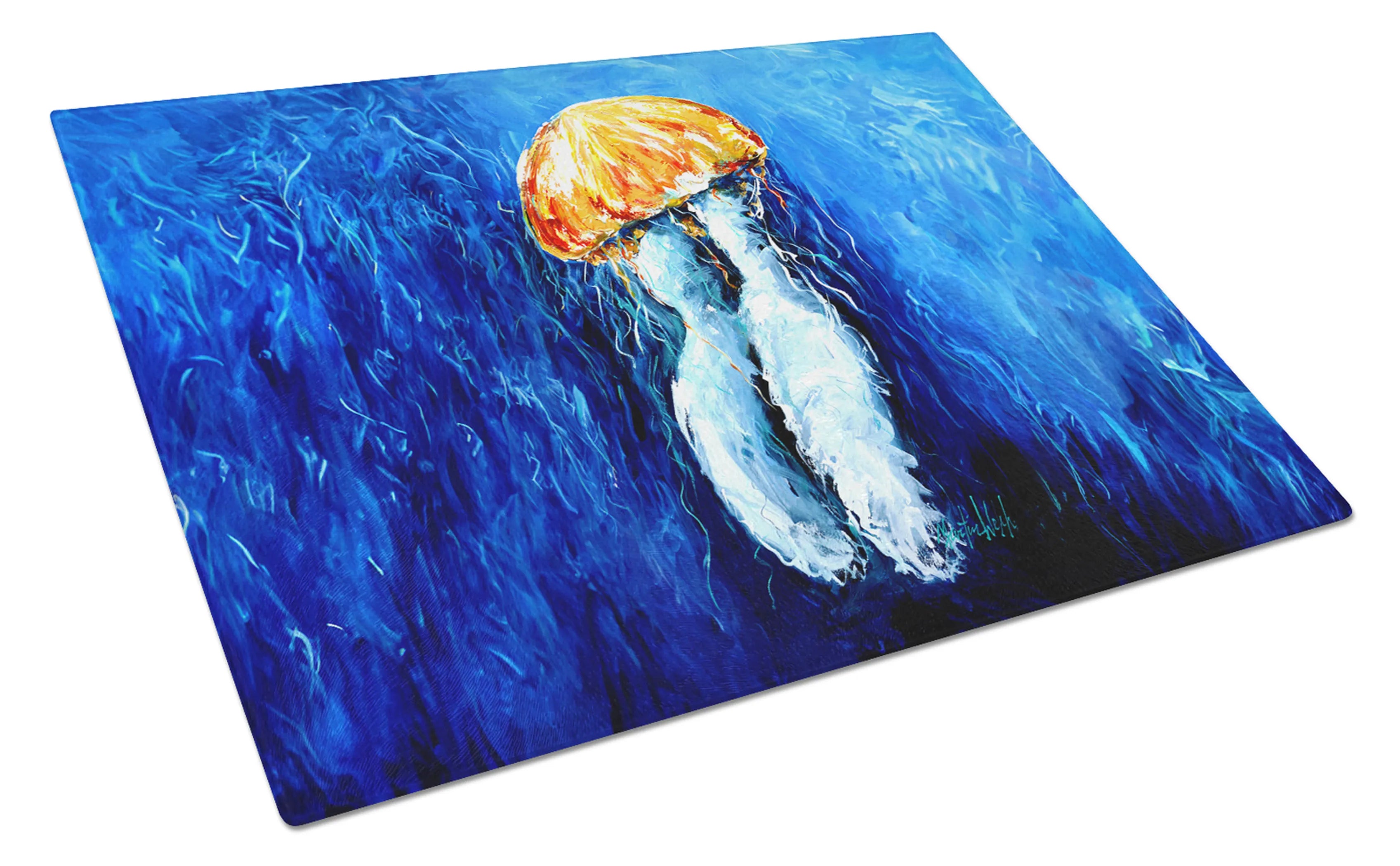 Martin Welch New Artwork Glass Cutting Board - Size: LARGE | Pack Of: 1 | Collection name: Martin welch new artwork