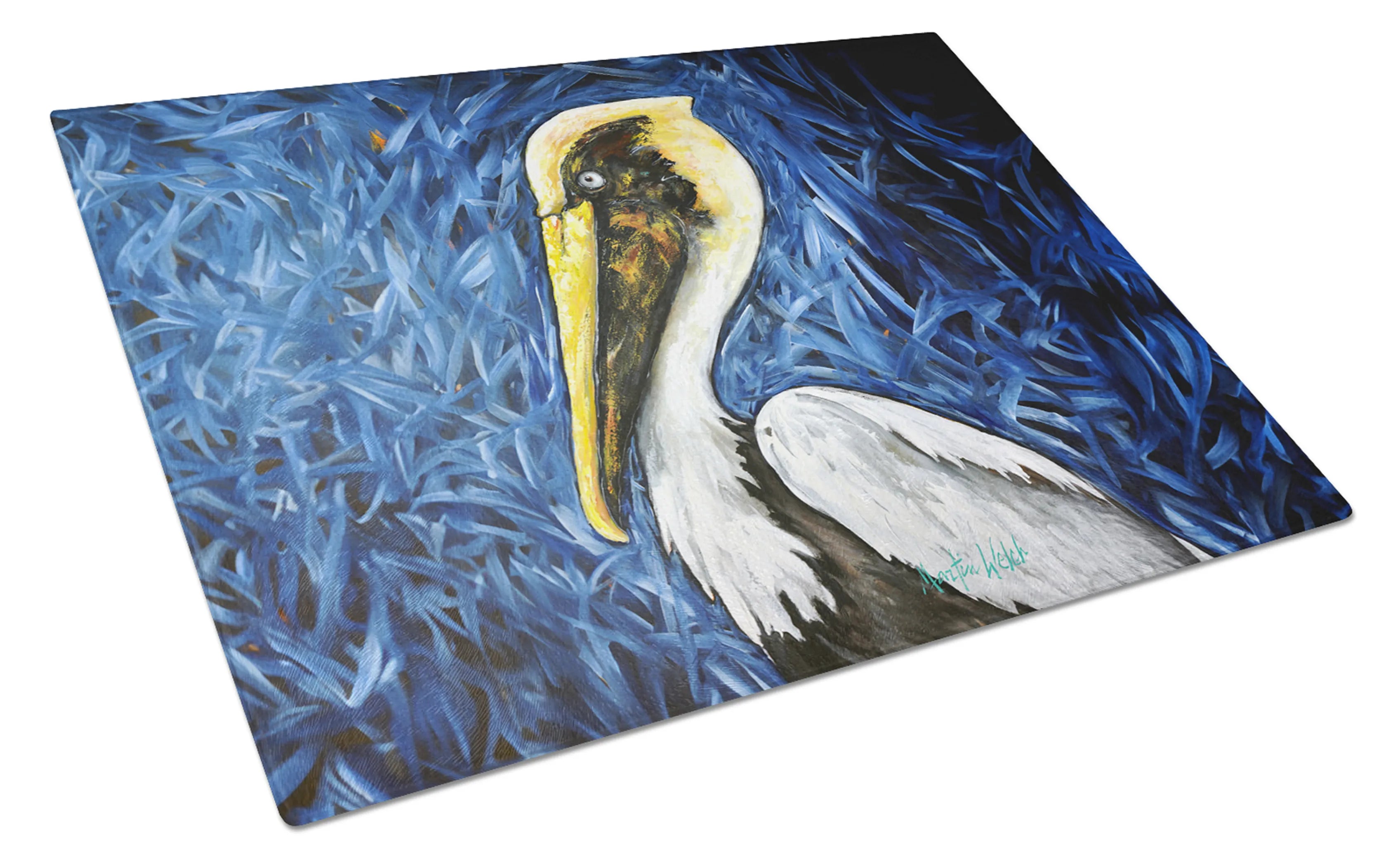 Martin Welch New Artwork Glass Cutting Board - Size: LARGE | Pack Of: 1 | Collection name: Martin welch new artwork
