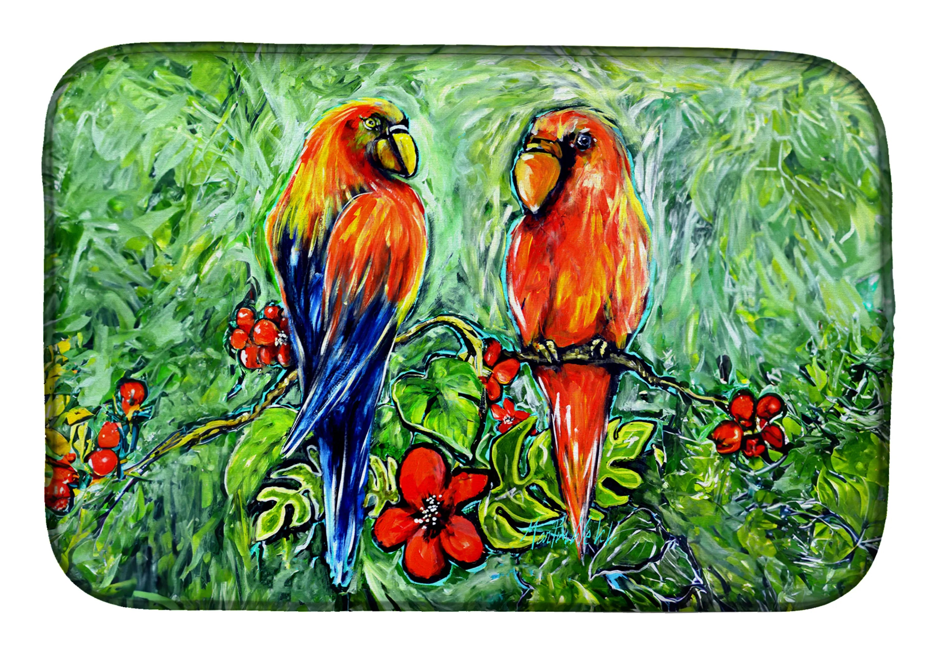 Martin Welch New Artwork Dish Drying Mat - Size: 14  X 21" | Pack Of: 1 | Collection name: Martin welch new artwork