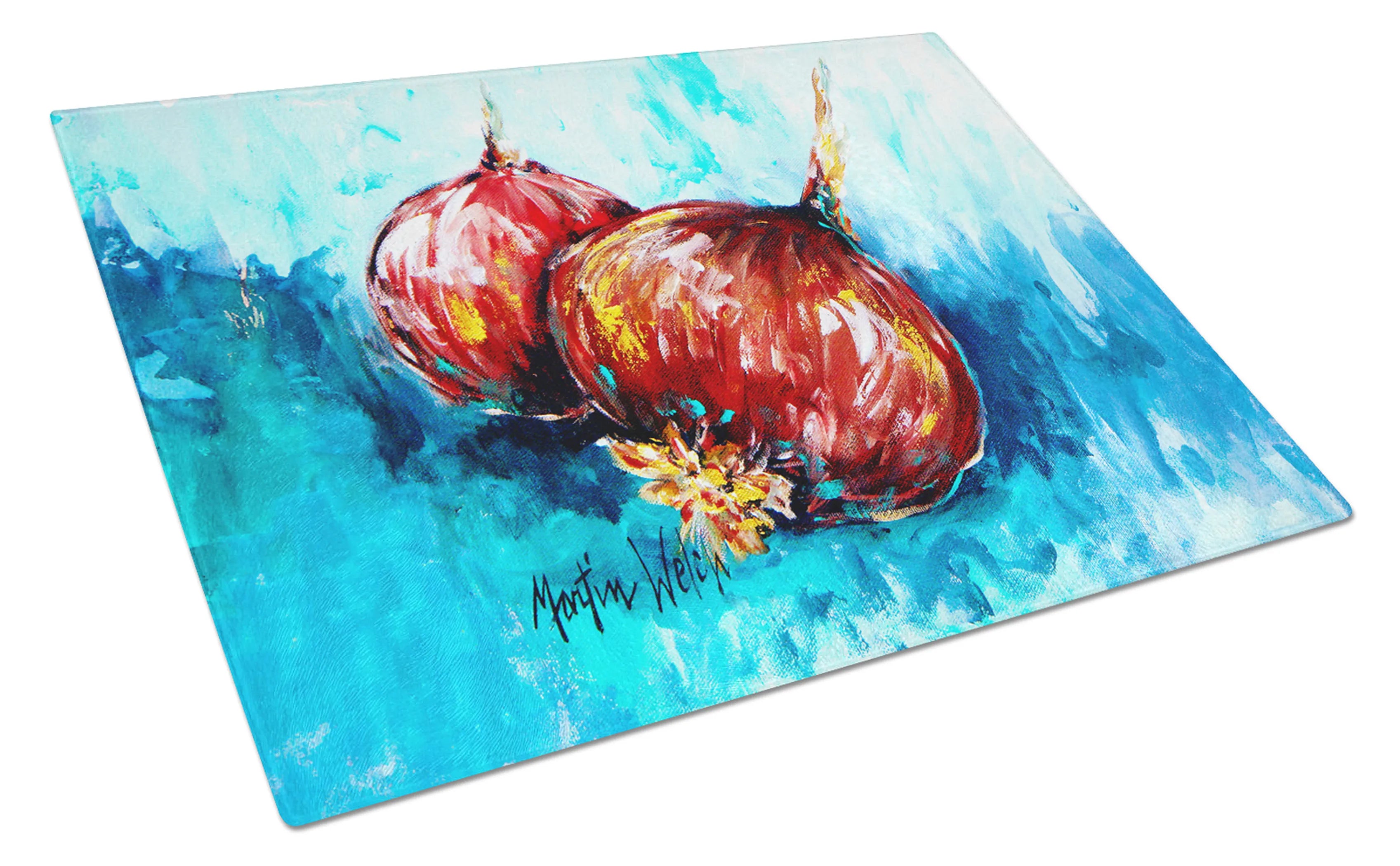 Martin Welch New Artwork Glass Cutting Board - Size: LARGE | Pack Of: 1 | Collection name: Martin welch new artwork