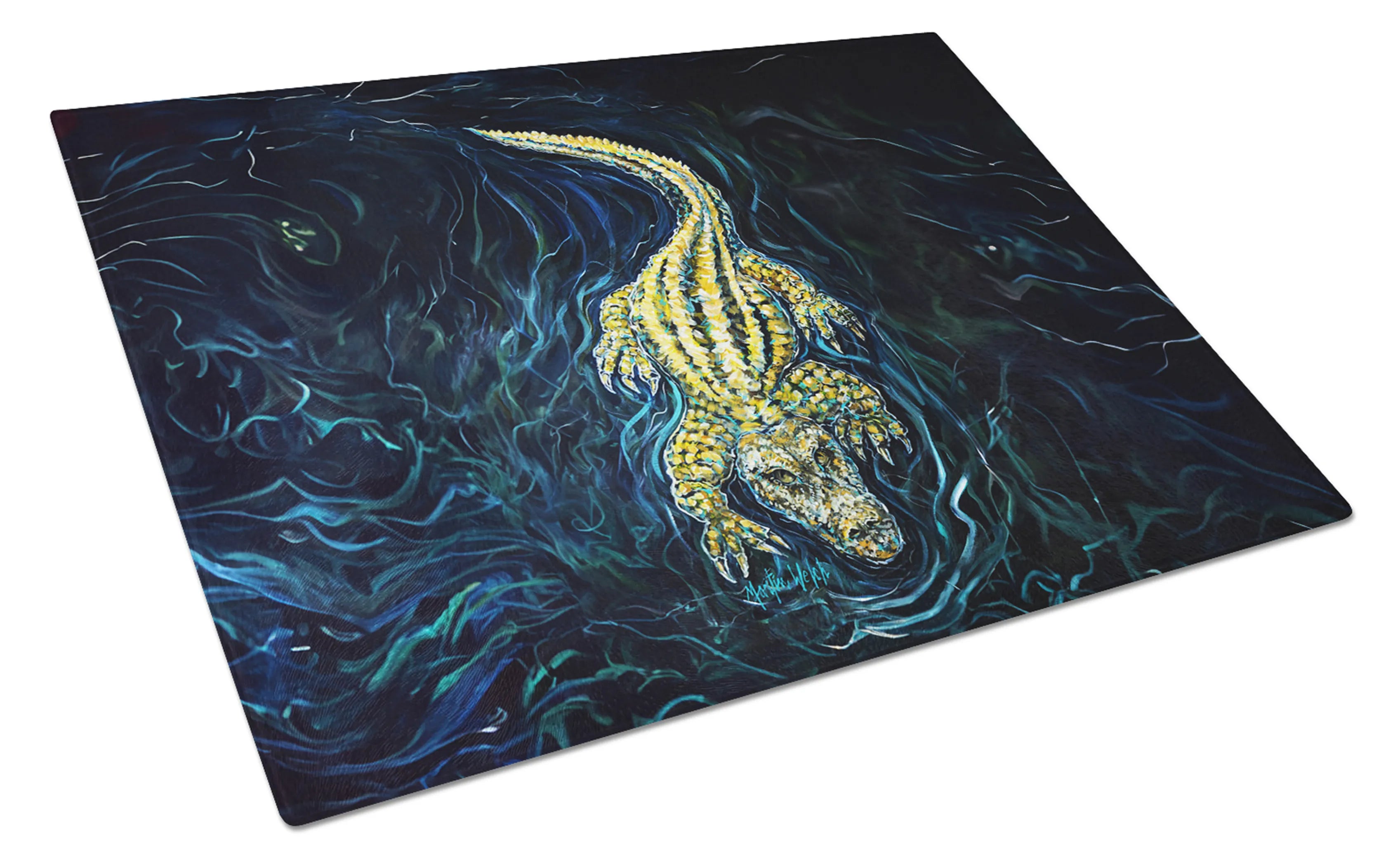 Martin Welch New Artwork Glass Cutting Board - Size: LARGE | Pack Of: 1 | Collection name: Martin welch new artwork