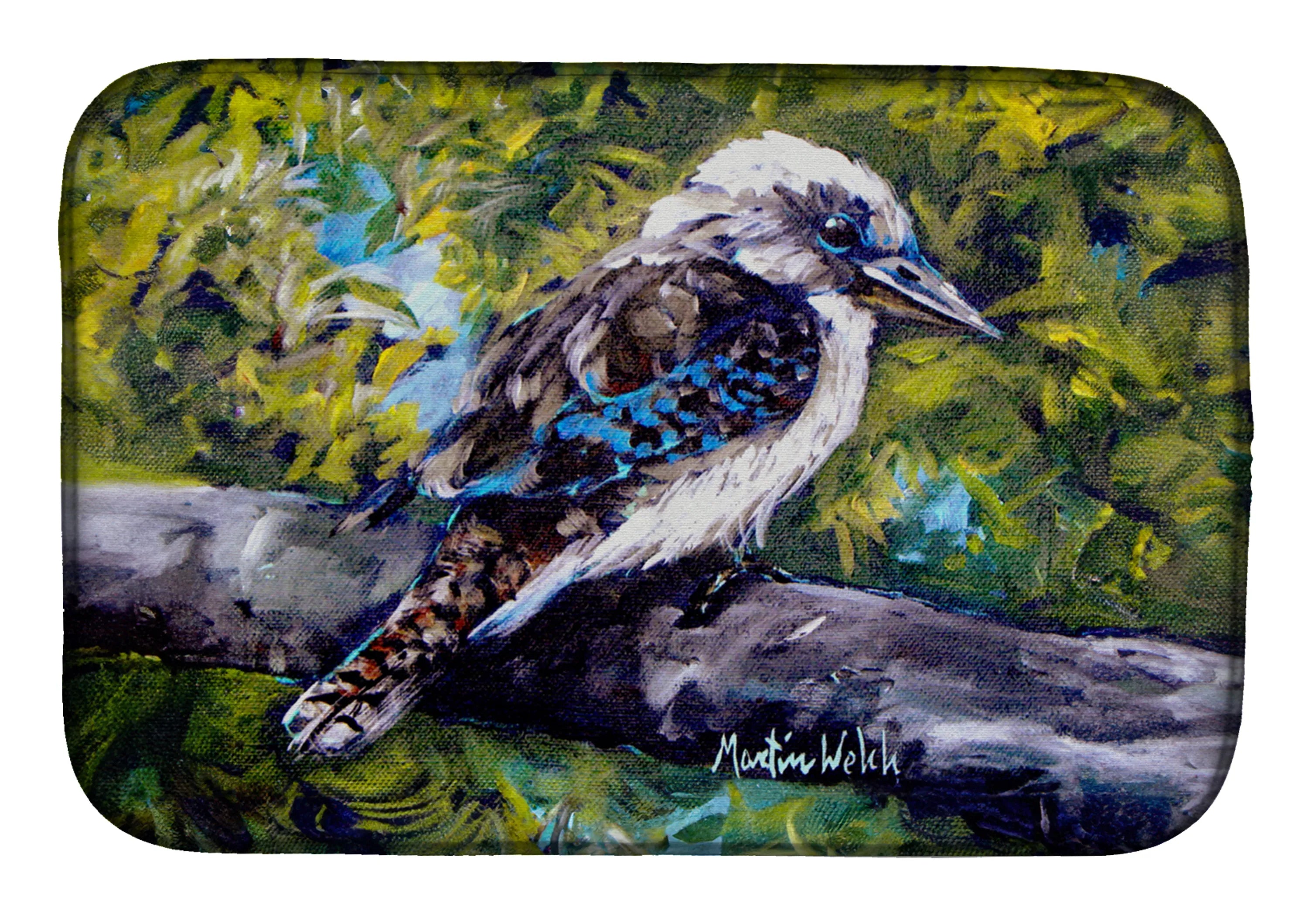 Martin Welch New Artwork Dish Drying Mat - Size: 14  X 21" | Pack Of: 1 | Collection name: Martin welch new artwork