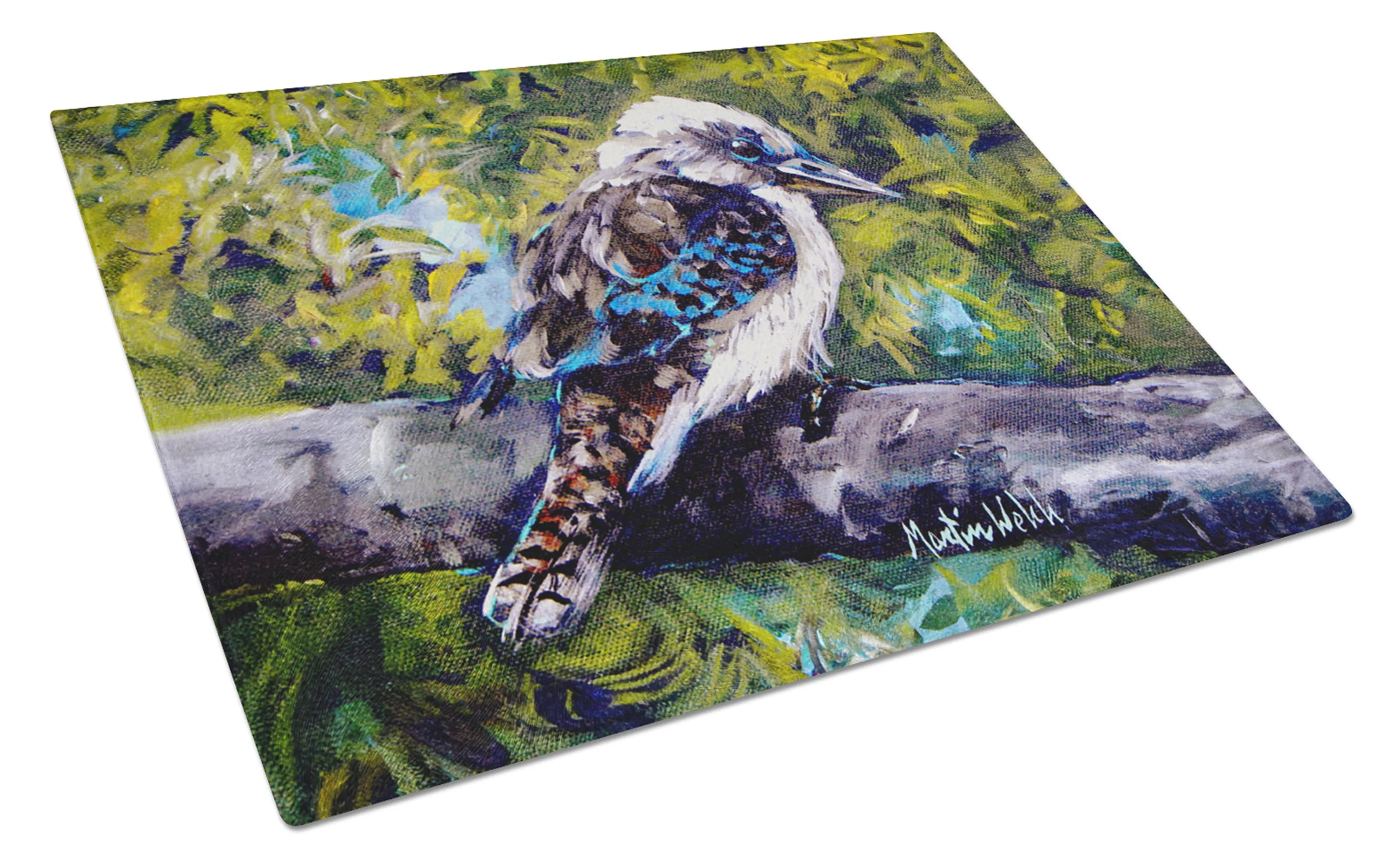 Martin Welch New Artwork Glass Cutting Board - Size: LARGE | Pack Of: 1 | Collection name: Martin welch new artwork