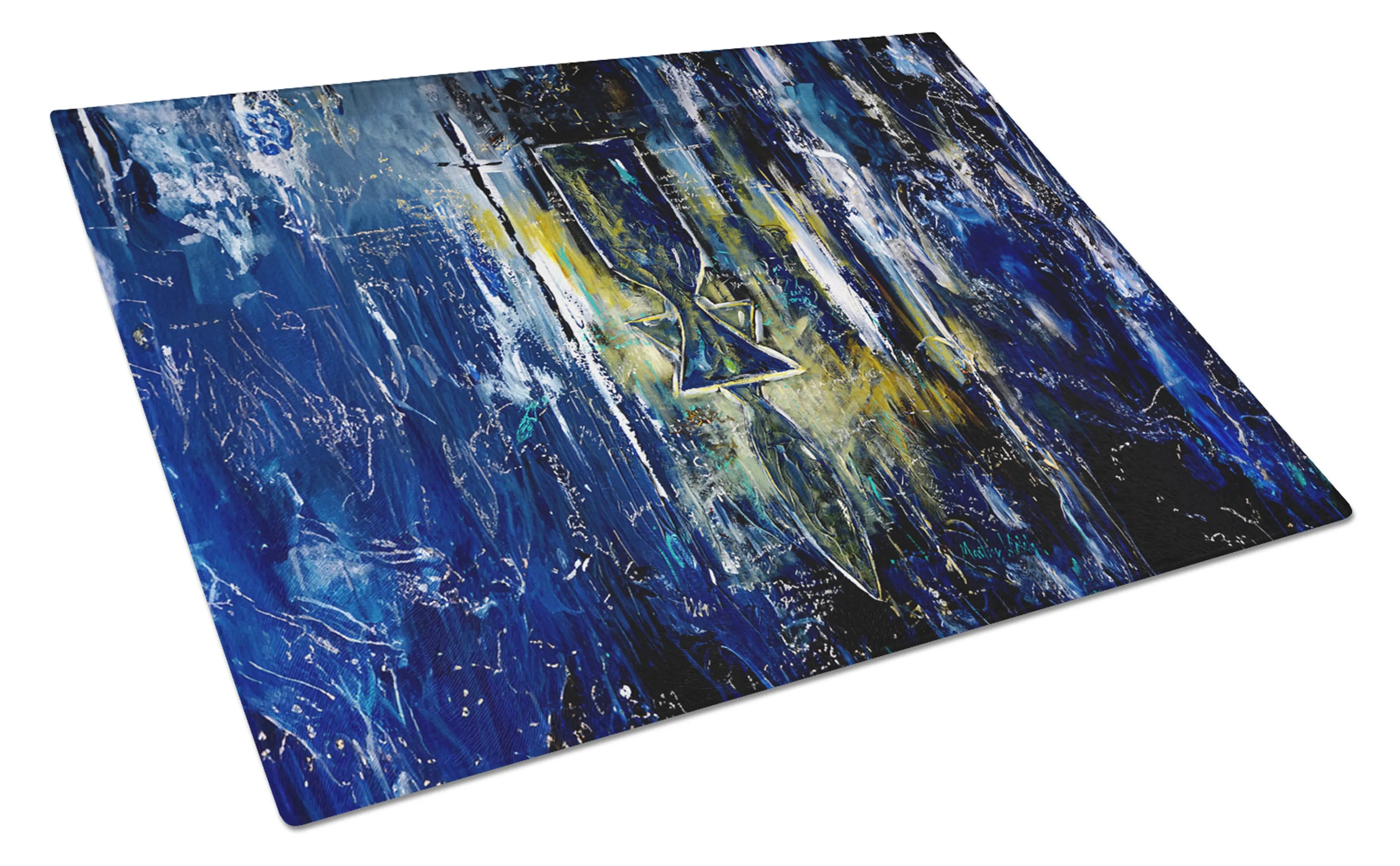 Martin Welch New Artwork Glass Cutting Board - Size: LARGE | Pack Of: 1 | Collection name: Martin welch new artwork