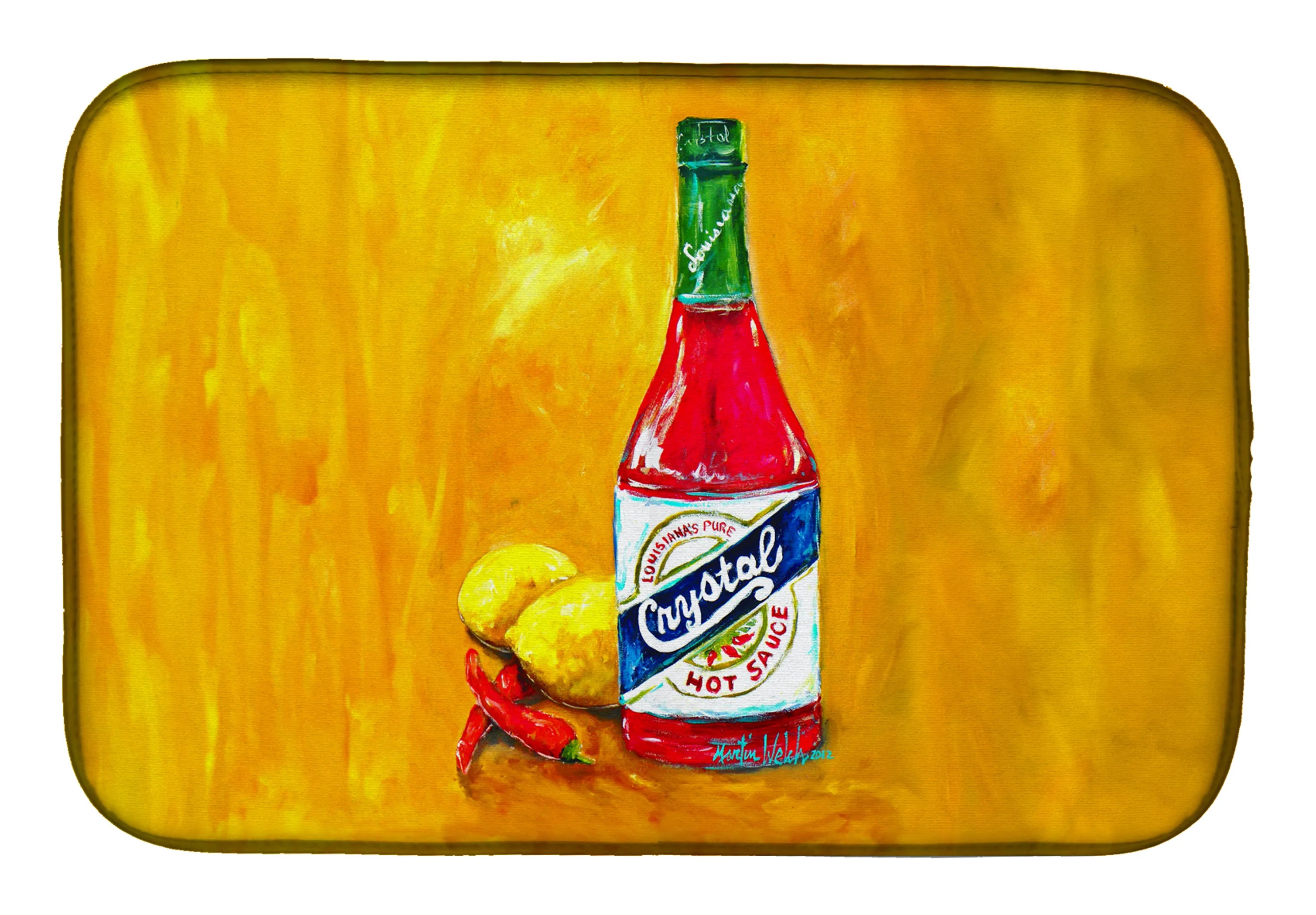 Martin Welch New Artwork Dish Drying Mat - Size: 14  X 21" | Pack Of: 1 | Collection name: Martin welch new artwork