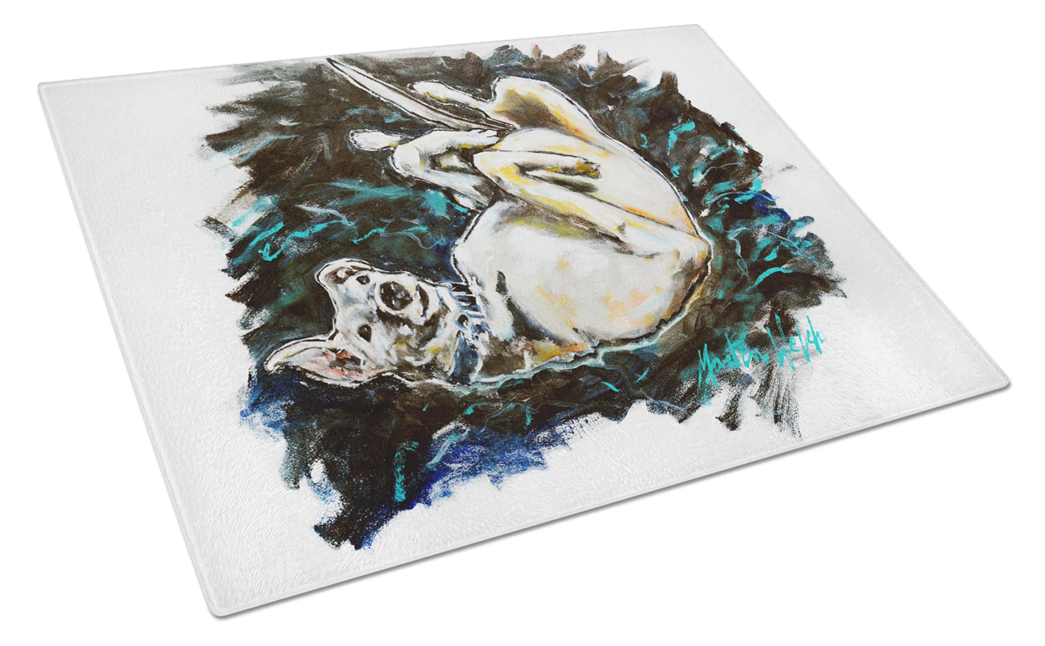 Martin Welch New Artwork Glass Cutting Board - Size: LARGE | Pack Of: 1 | Collection name: Martin welch new artwork