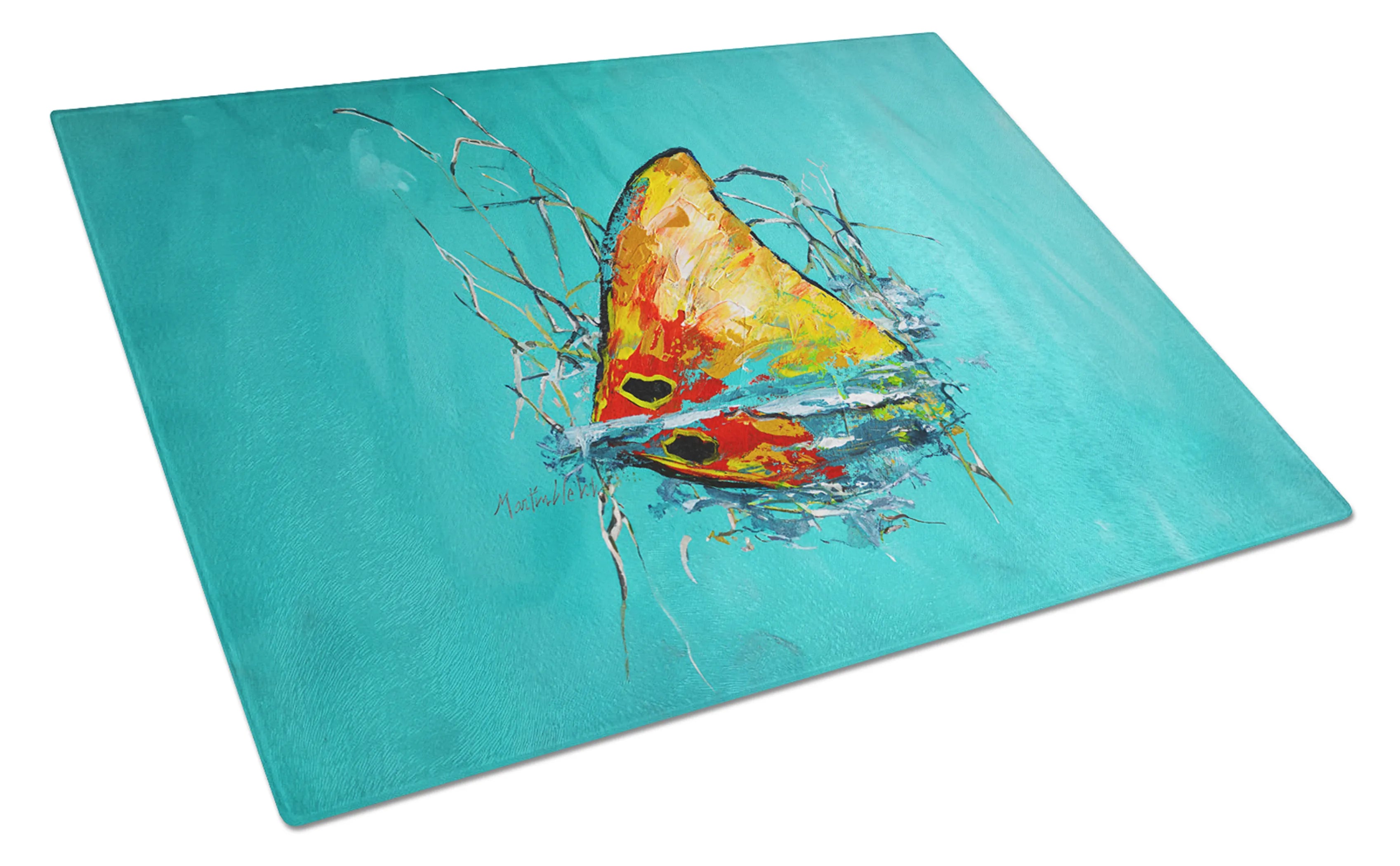 Martin Welch New Artwork Glass Cutting Board - Size: LARGE | Pack Of: 1 | Collection name: Martin welch new artwork